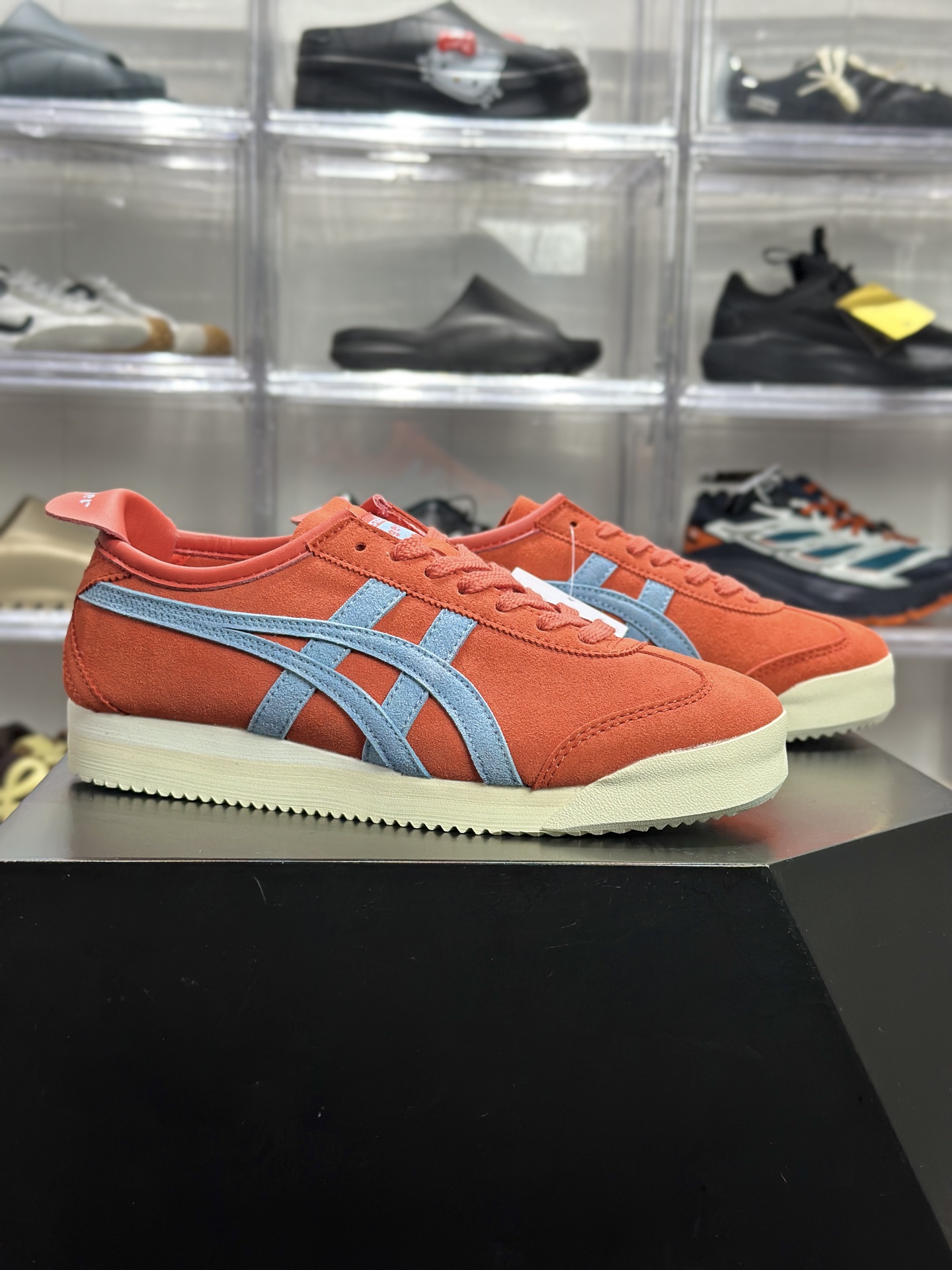 160 鬼冢虎 MEXICO 66 PF(橘色 / 浅蓝) 1183C616-600-Chinese UA Cheap High Quatity Brand Clothes Bags handbags Sneakers wholesale wholesaler seller from China Factory suppliers Fashion Clothing Shoes best Quality Beautiful Price 160 鬼冢虎 MEXICO 66 PF(橘色 / 浅蓝) 1183C616-600