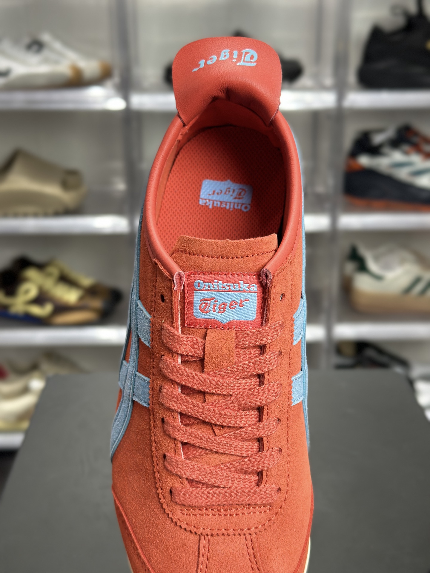 160 鬼冢虎 MEXICO 66 PF(橘色 / 浅蓝) 1183C616-600-Chinese UA Cheap High Quatity Brand Clothes Bags handbags Sneakers wholesale wholesaler seller from China Factory suppliers Fashion Clothing Shoes best Quality Beautiful Price 160 鬼冢虎 MEXICO 66 PF(橘色 / 浅蓝) 1183C616-600