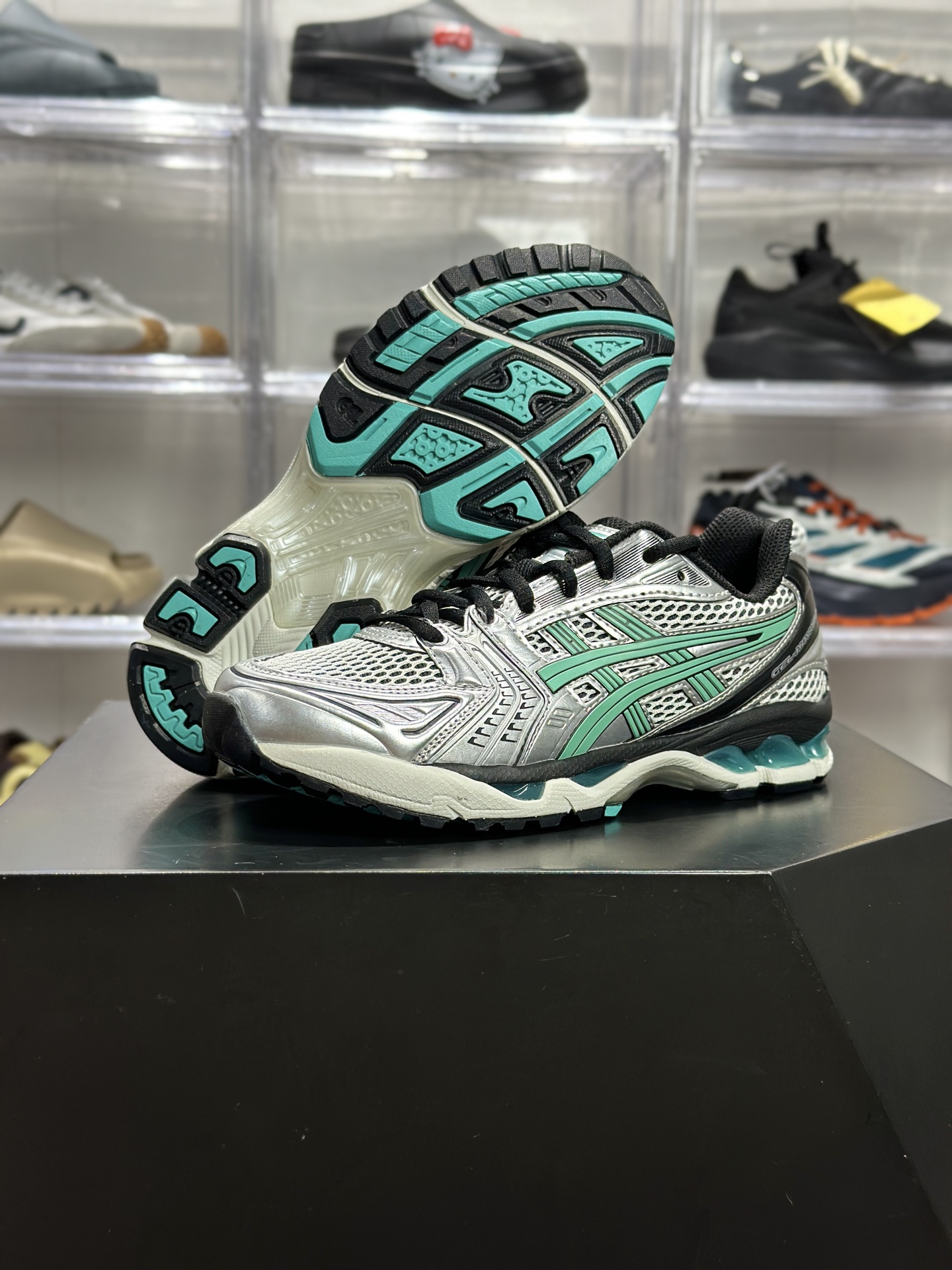 220 ASICS GEL-KAYANO 14「银绿色」 1203A740-100-Chinese UA Cheap High Quatity Brand Clothes Bags handbags Sneakers wholesale wholesaler seller from China Factory suppliers Fashion Clothing Shoes best Quality Beautiful Price 220 ASICS GEL-KAYANO 14「银绿色」 1203A740-100