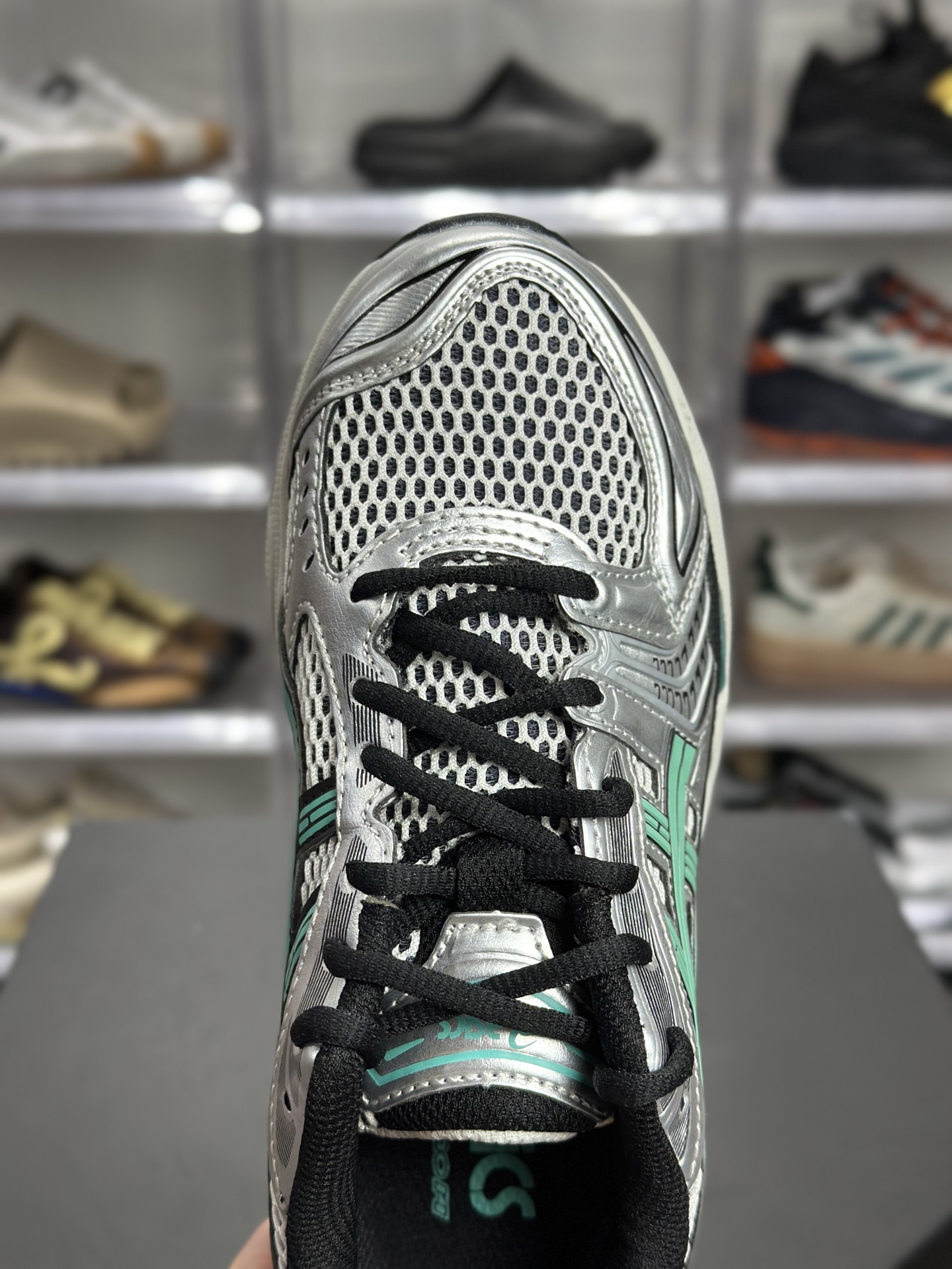 220 ASICS GEL-KAYANO 14「银绿色」 1203A740-100-Chinese UA Cheap High Quatity Brand Clothes Bags handbags Sneakers wholesale wholesaler seller from China Factory suppliers Fashion Clothing Shoes best Quality Beautiful Price 220 ASICS GEL-KAYANO 14「银绿色」 1203A740-100