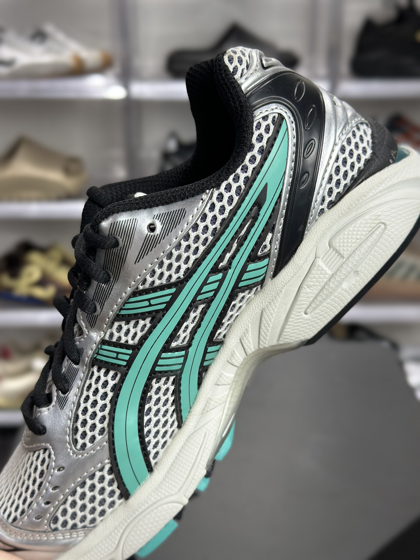 220 ASICS GEL-KAYANO 14「银绿色」 1203A740-100-Chinese UA Cheap High Quatity Brand Clothes Bags handbags Sneakers wholesale wholesaler seller from China Factory suppliers Fashion Clothing Shoes best Quality Beautiful Price 220 ASICS GEL-KAYANO 14「银绿色」 1203A740-100