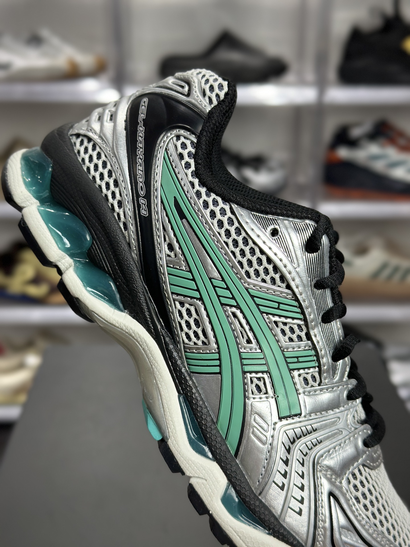 220 ASICS GEL-KAYANO 14「银绿色」 1203A740-100-Chinese UA Cheap High Quatity Brand Clothes Bags handbags Sneakers wholesale wholesaler seller from China Factory suppliers Fashion Clothing Shoes best Quality Beautiful Price 220 ASICS GEL-KAYANO 14「银绿色」 1203A740-100