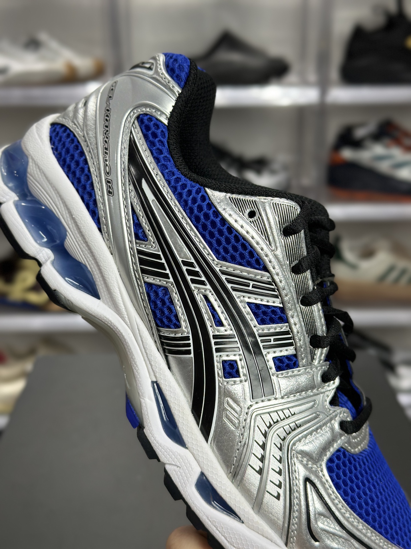 220 ASICS GEL-KAYANO 14「摩纳哥蓝」 1201A019-401 俗称银蓝宝蓝款