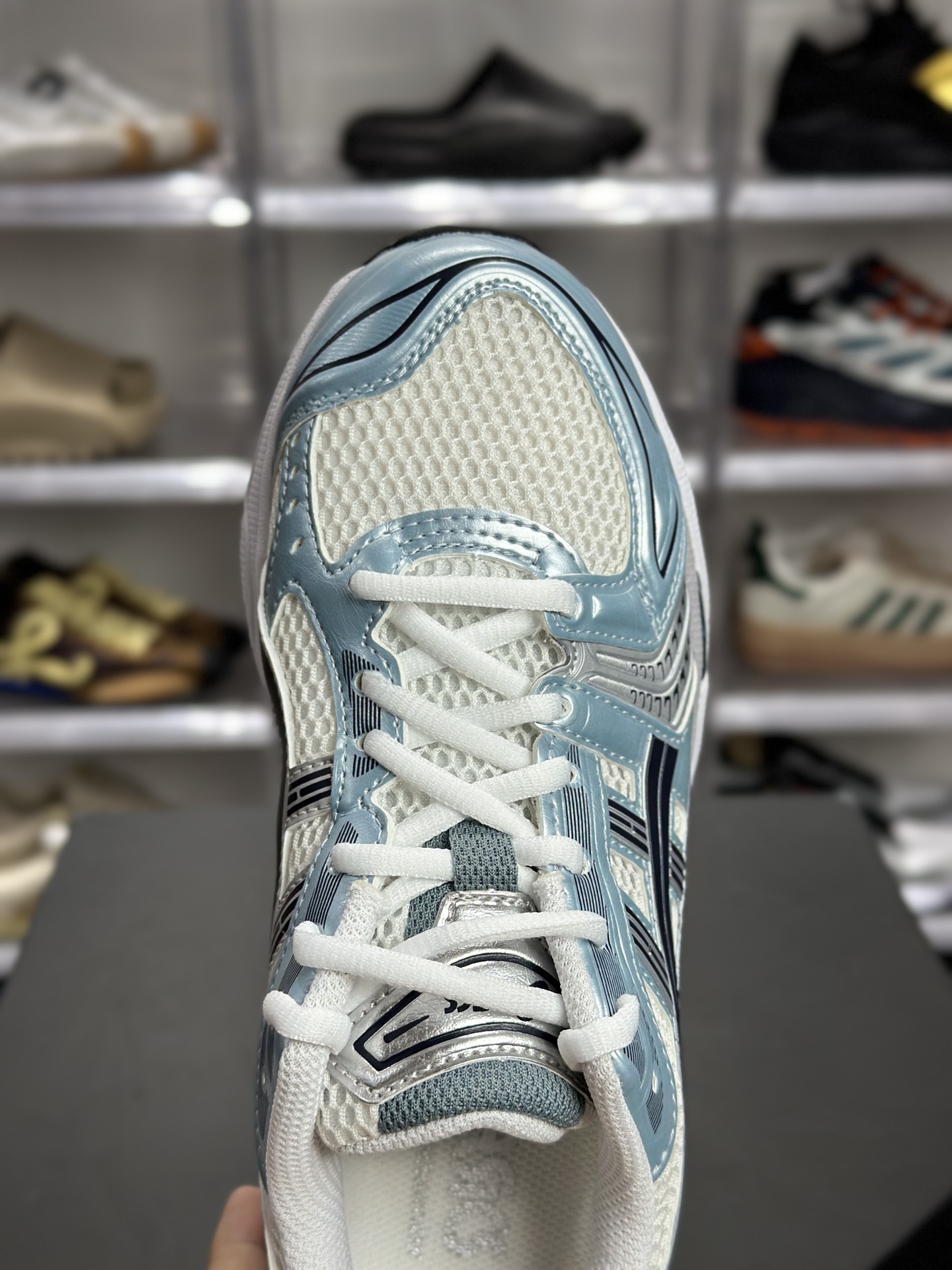 220 ASICS GEL-KAYANO 14「冰蓝海盐款」 1203A537-106 俗称峡湾灰冰蓝款-Chinese UA Cheap High Quatity Brand Clothes Bags handbags Sneakers wholesale wholesaler seller from China Factory suppliers Fashion Clothing Shoes best Quality Beautiful Price 220 ASICS GEL-KAYANO 14「冰蓝海盐款」 1203A537-106 俗称峡湾灰冰蓝款