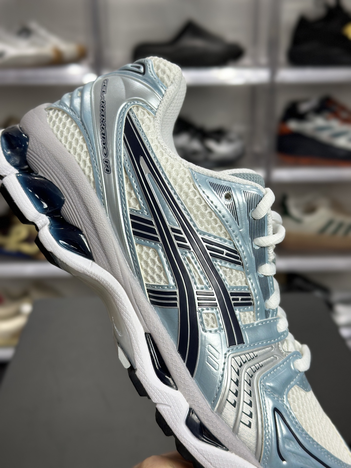 220 ASICS GEL-KAYANO 14「冰蓝海盐款」 1203A537-106 俗称峡湾灰冰蓝款-Chinese UA Cheap High Quatity Brand Clothes Bags handbags Sneakers wholesale wholesaler seller from China Factory suppliers Fashion Clothing Shoes best Quality Beautiful Price 220 ASICS GEL-KAYANO 14「冰蓝海盐款」 1203A537-106 俗称峡湾灰冰蓝款