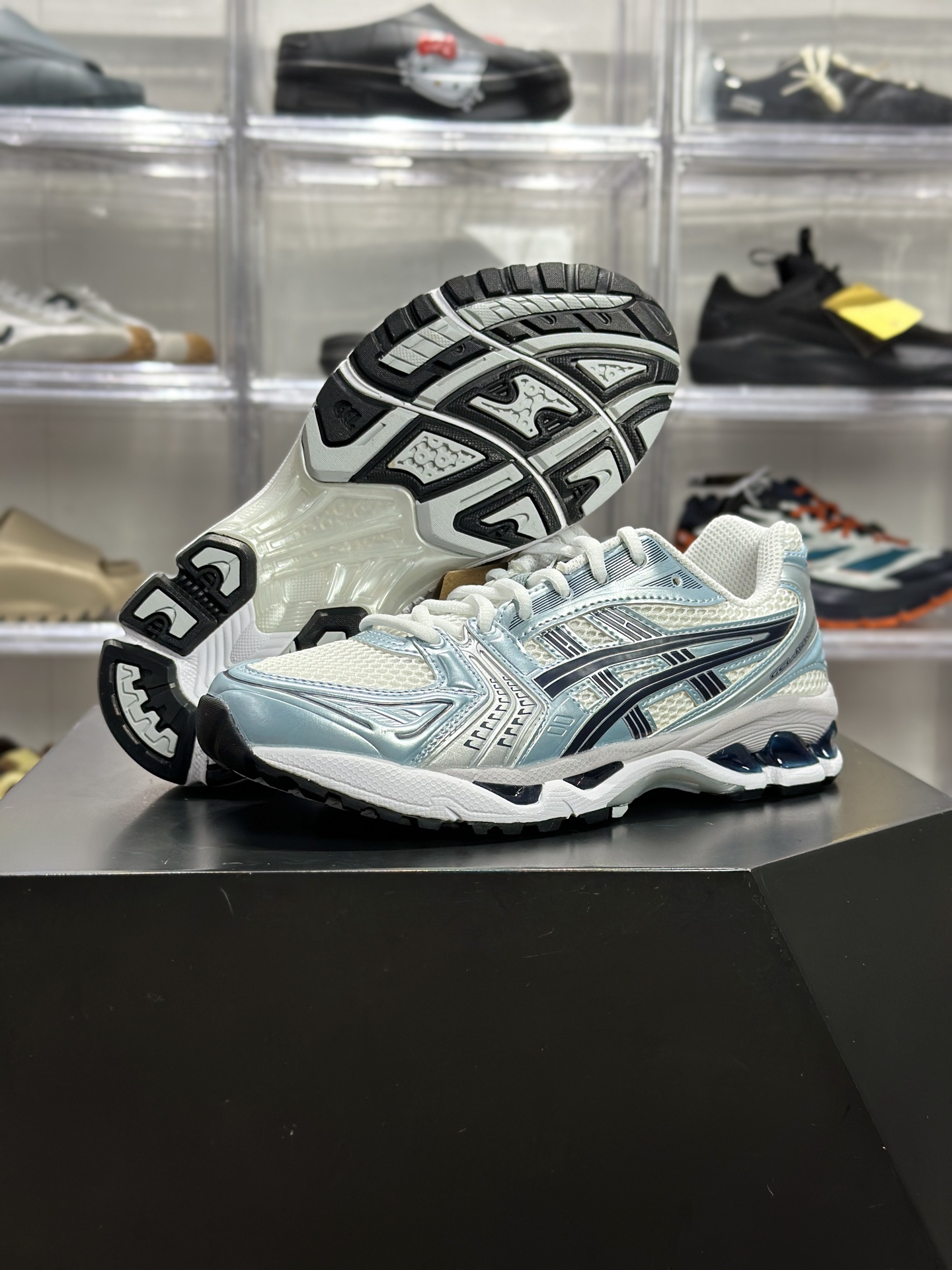 220 ASICS GEL-KAYANO 14「冰蓝海盐款」 1203A537-106 俗称峡湾灰冰蓝款-Chinese UA Cheap High Quatity Brand Clothes Bags handbags Sneakers wholesale wholesaler seller from China Factory suppliers Fashion Clothing Shoes best Quality Beautiful Price 220 ASICS GEL-KAYANO 14「冰蓝海盐款」 1203A537-106 俗称峡湾灰冰蓝款