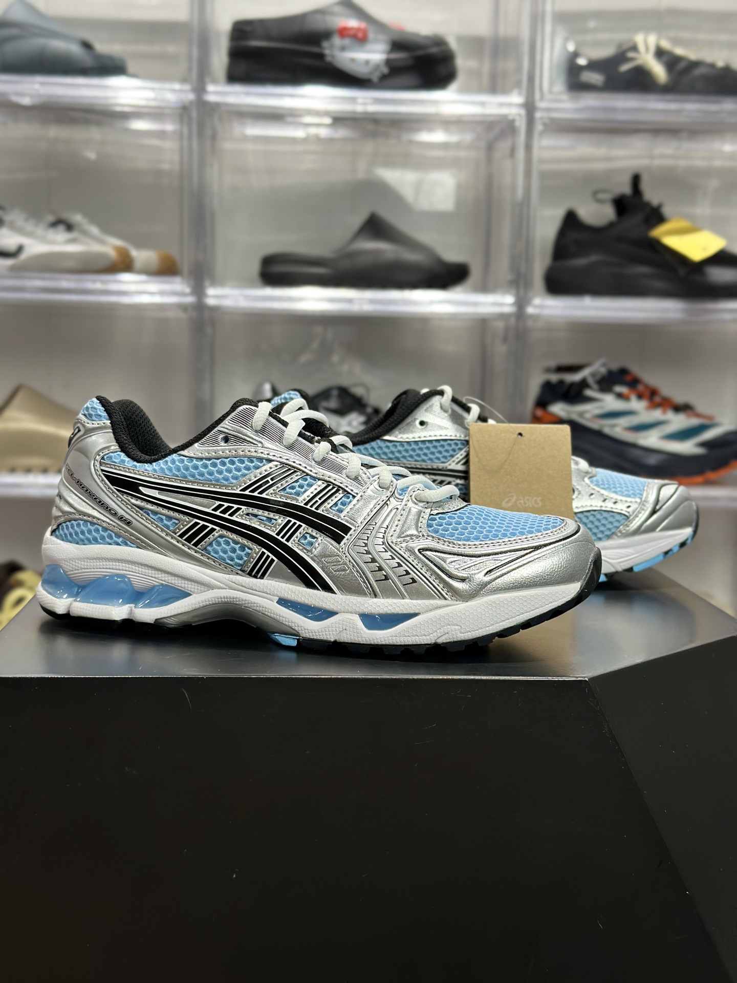 220 ASICS GEL-KAYANO 14「冰蓝银」 1203A537-400 俗称银月