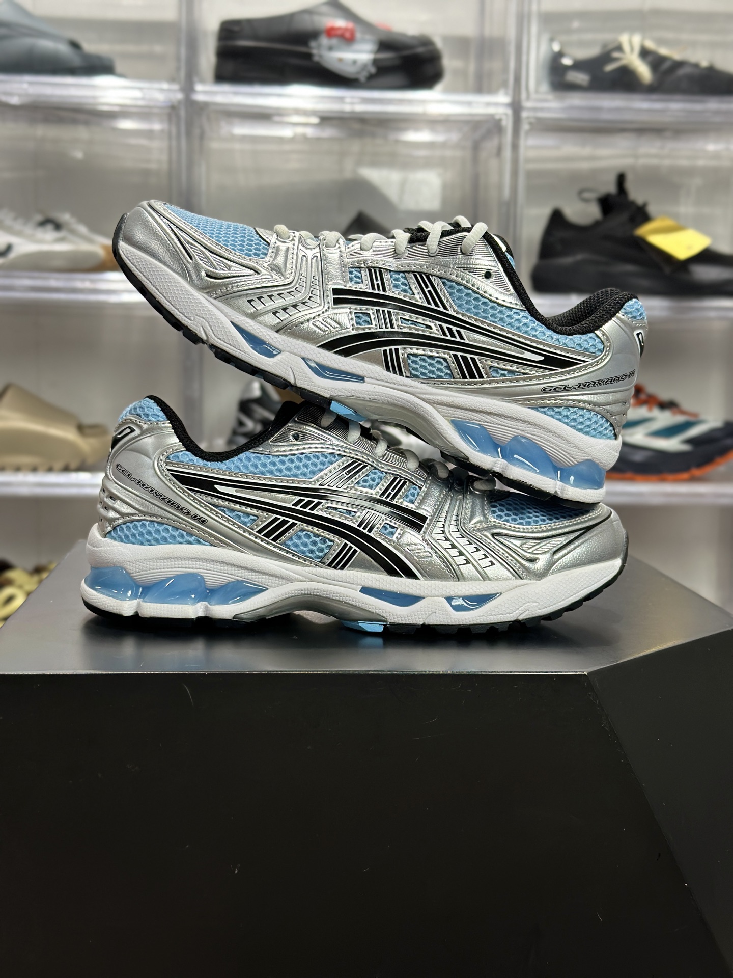 220 ASICS GEL-KAYANO 14「冰蓝银」 1203A537-400 俗称银月