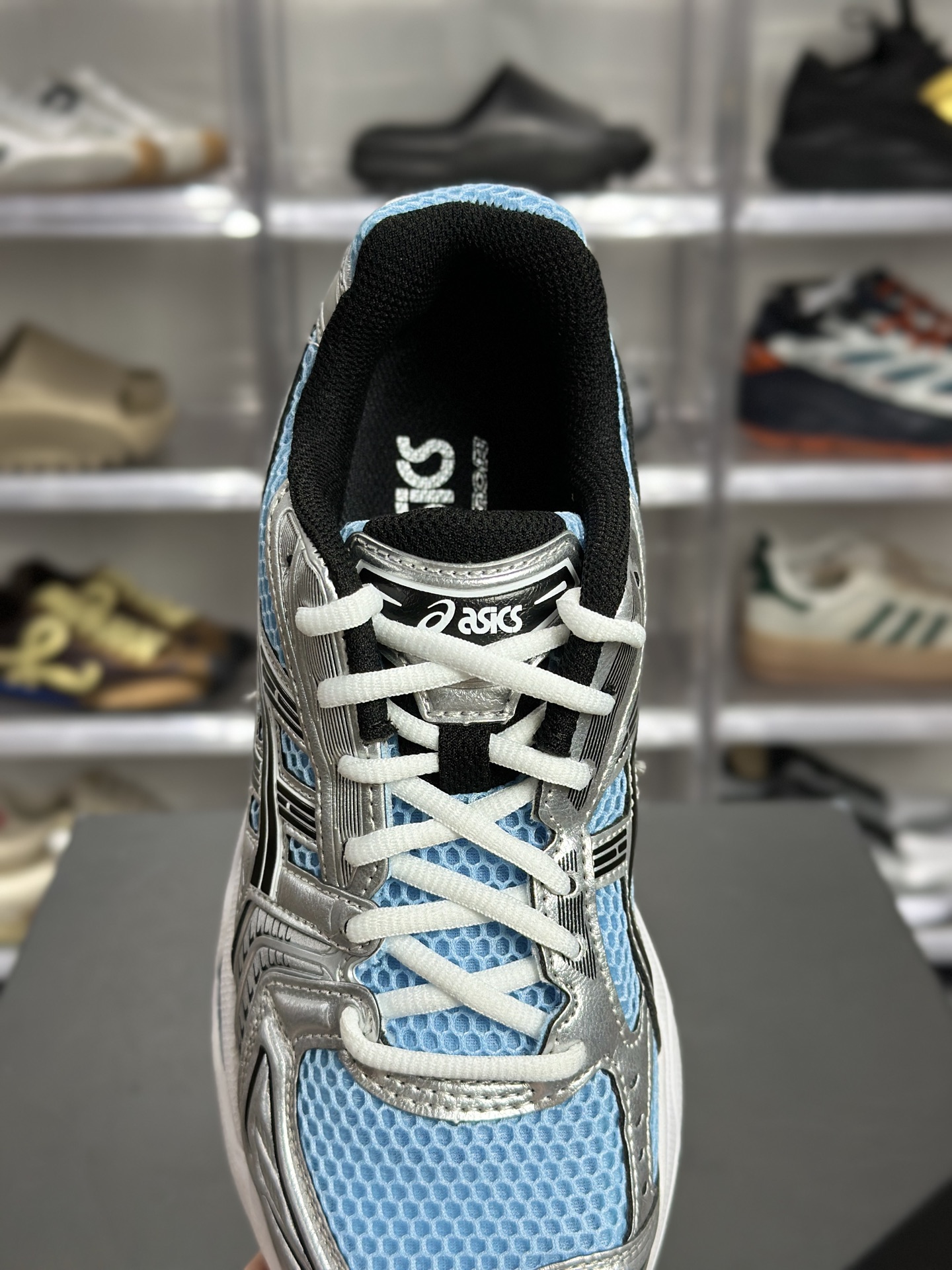 220 ASICS GEL-KAYANO 14「冰蓝银」 1203A537-400 俗称银月