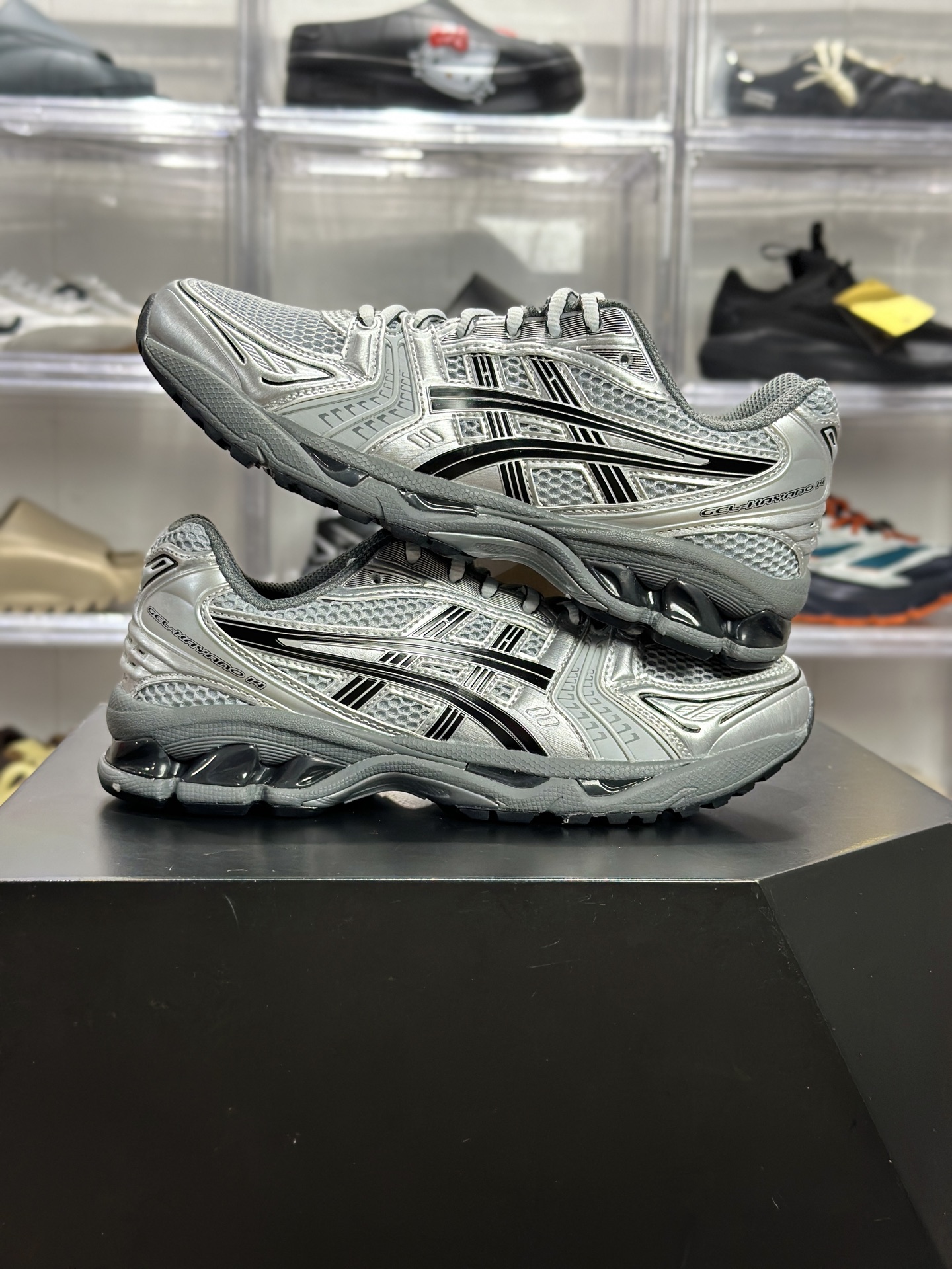 220 ASICS GEL-KAYANO 14「银黑」 1203A706-020 俗称金属银武士款-Chinese UA Cheap High Quatity Brand Clothes Bags handbags Sneakers wholesale wholesaler seller from China Factory suppliers Fashion Clothing Shoes best Quality Beautiful Price 220 ASICS GEL-KAYANO 14「银黑」 1203A706-020 俗称金属银武士款