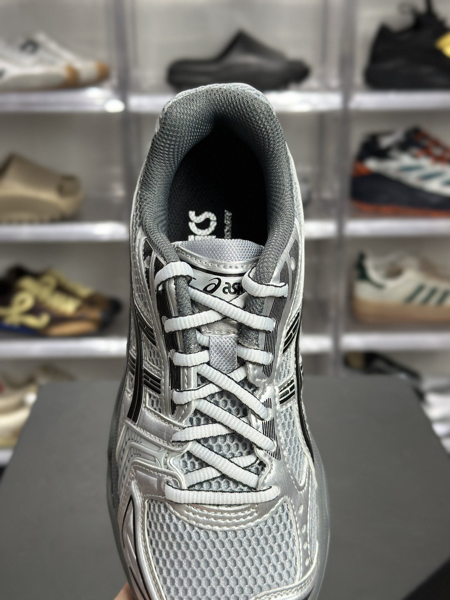 220 ASICS GEL-KAYANO 14「银黑」 1203A706-020 俗称金属银武士款-Chinese UA Cheap High Quatity Brand Clothes Bags handbags Sneakers wholesale wholesaler seller from China Factory suppliers Fashion Clothing Shoes best Quality Beautiful Price 220 ASICS GEL-KAYANO 14「银黑」 1203A706-020 俗称金属银武士款