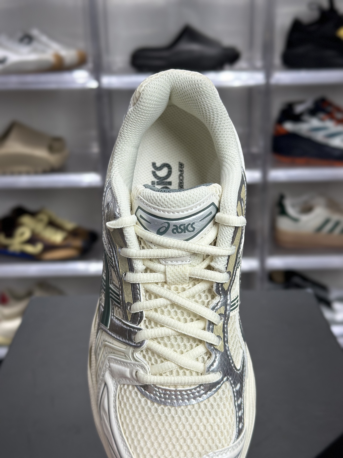 220 ASICS GEL-KAYANO 14「米白灰绿」 1201A019-200 俗称奶茶色 / 奶油绿款