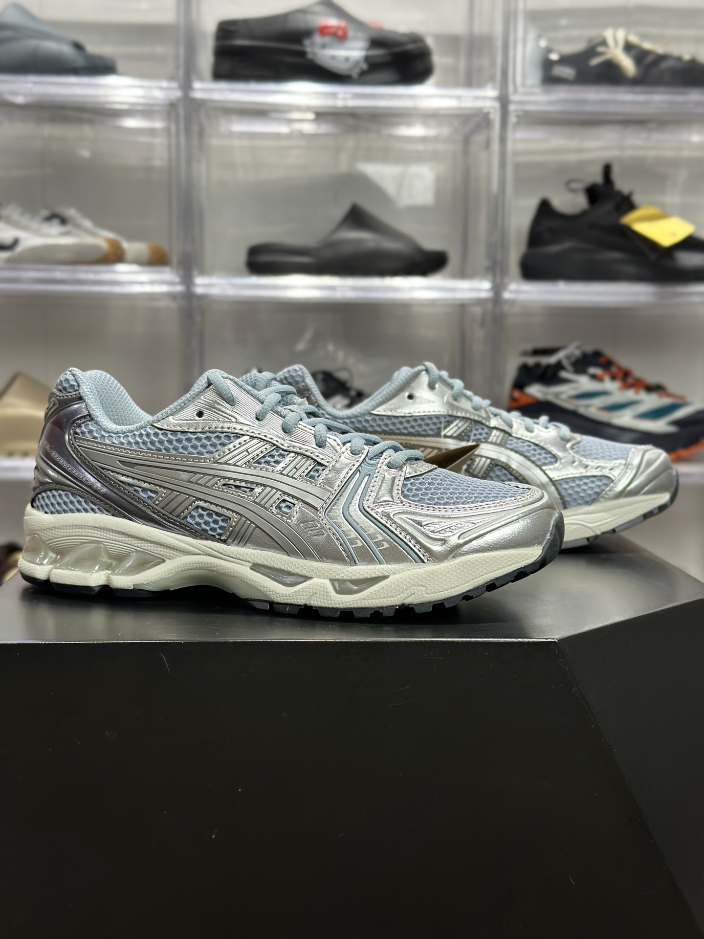 220 ASICS GEL-KAYANO 14「海豚灰银」 1203A537-401 俗称冰雾银灰款