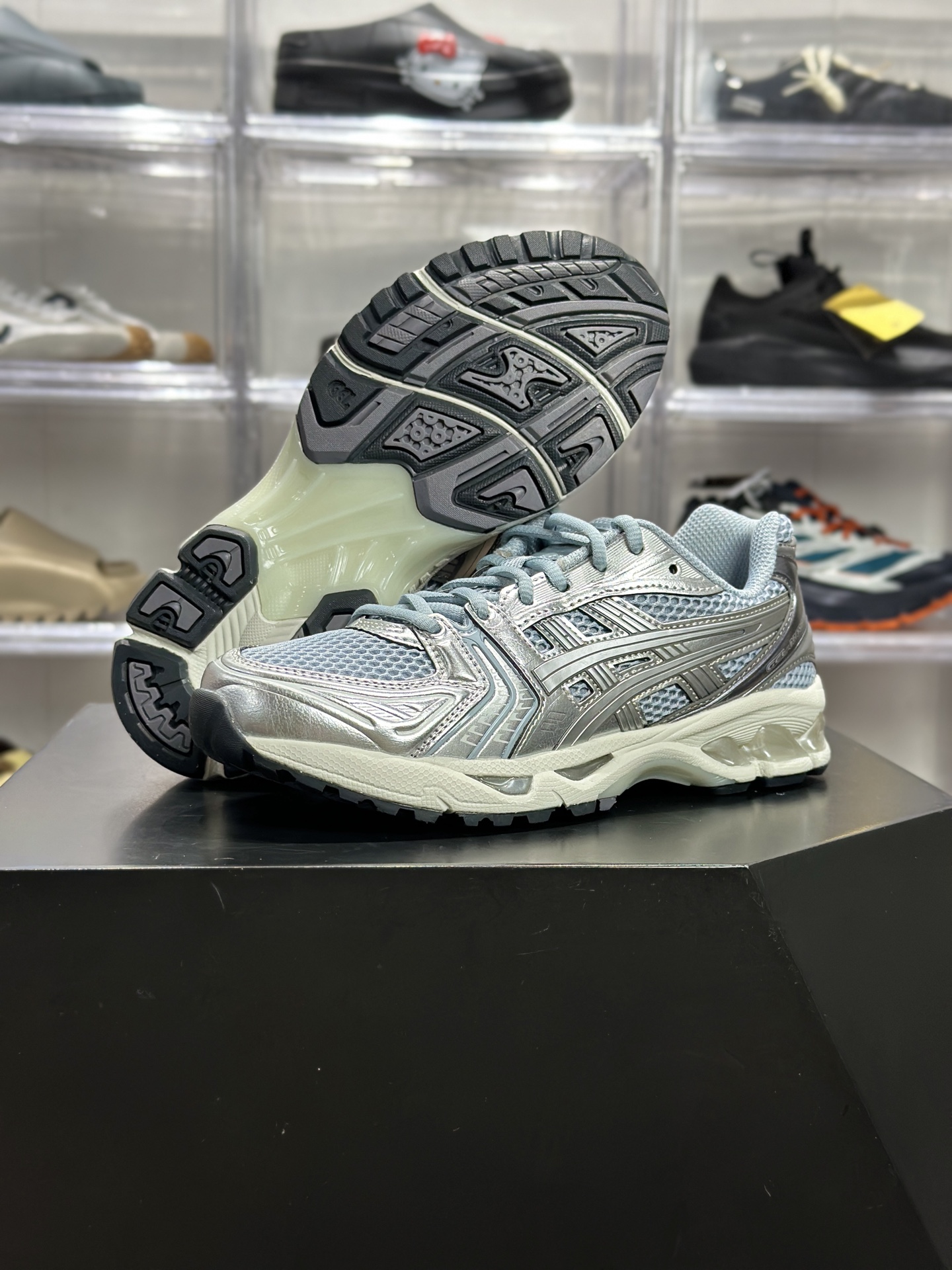 220 ASICS GEL-KAYANO 14「海豚灰银」 1203A537-401 俗称冰雾银灰款