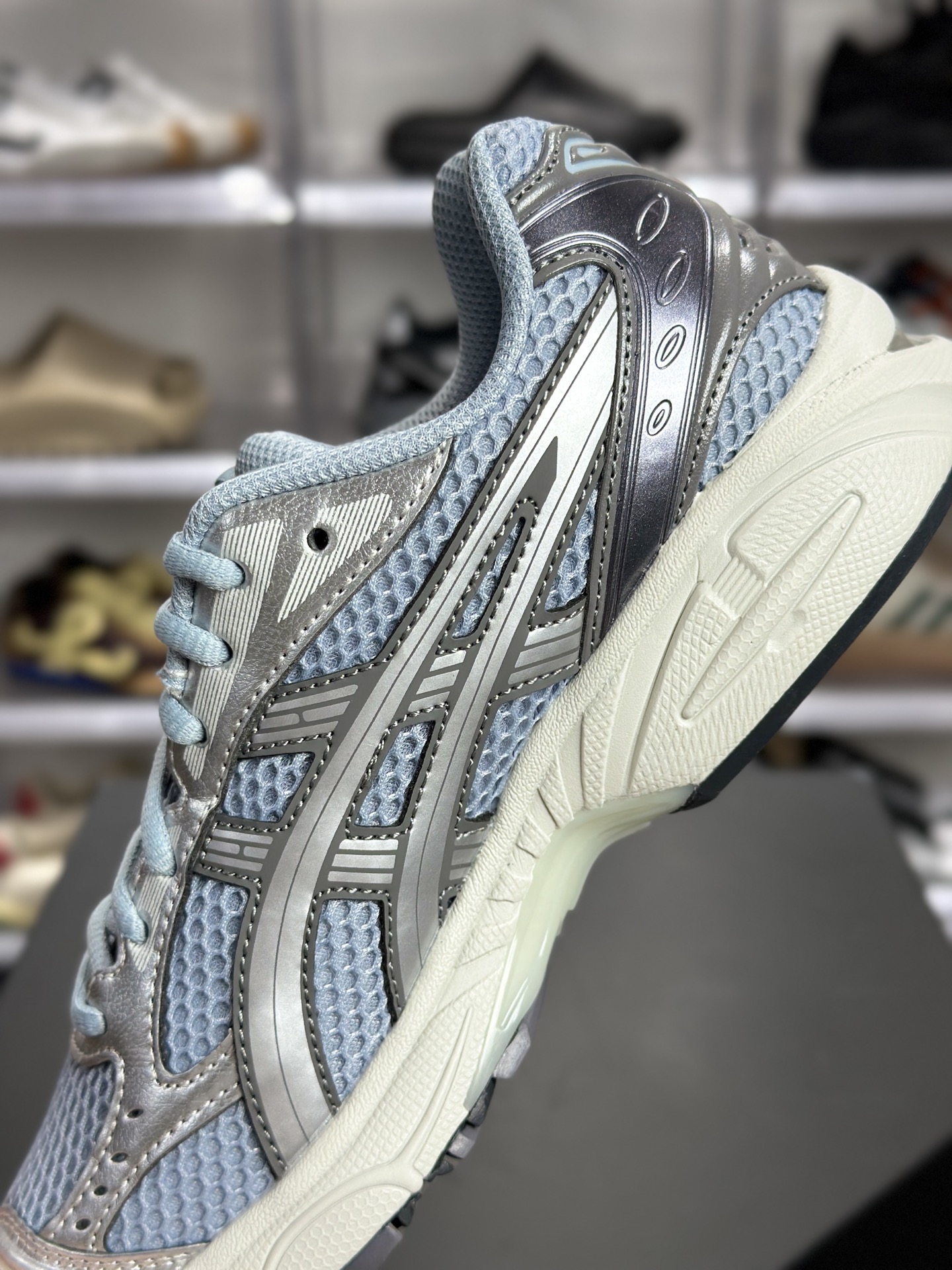 220 ASICS GEL-KAYANO 14「海豚灰银」 1203A537-401 俗称冰雾银灰款