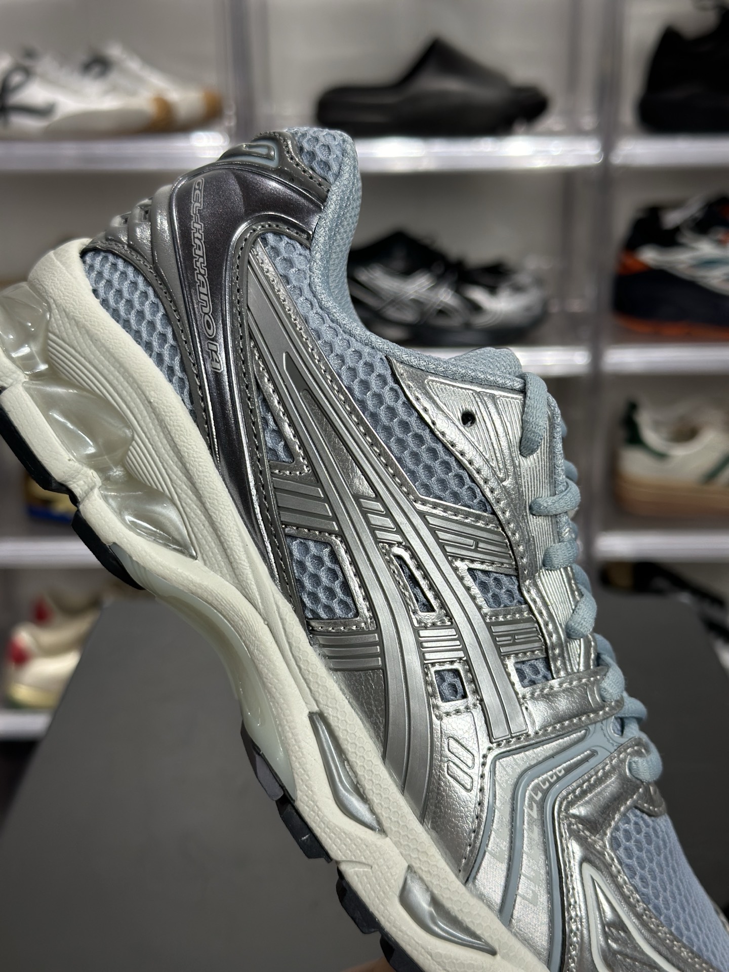 220 ASICS GEL-KAYANO 14「海豚灰银」 1203A537-401 俗称冰雾银灰款