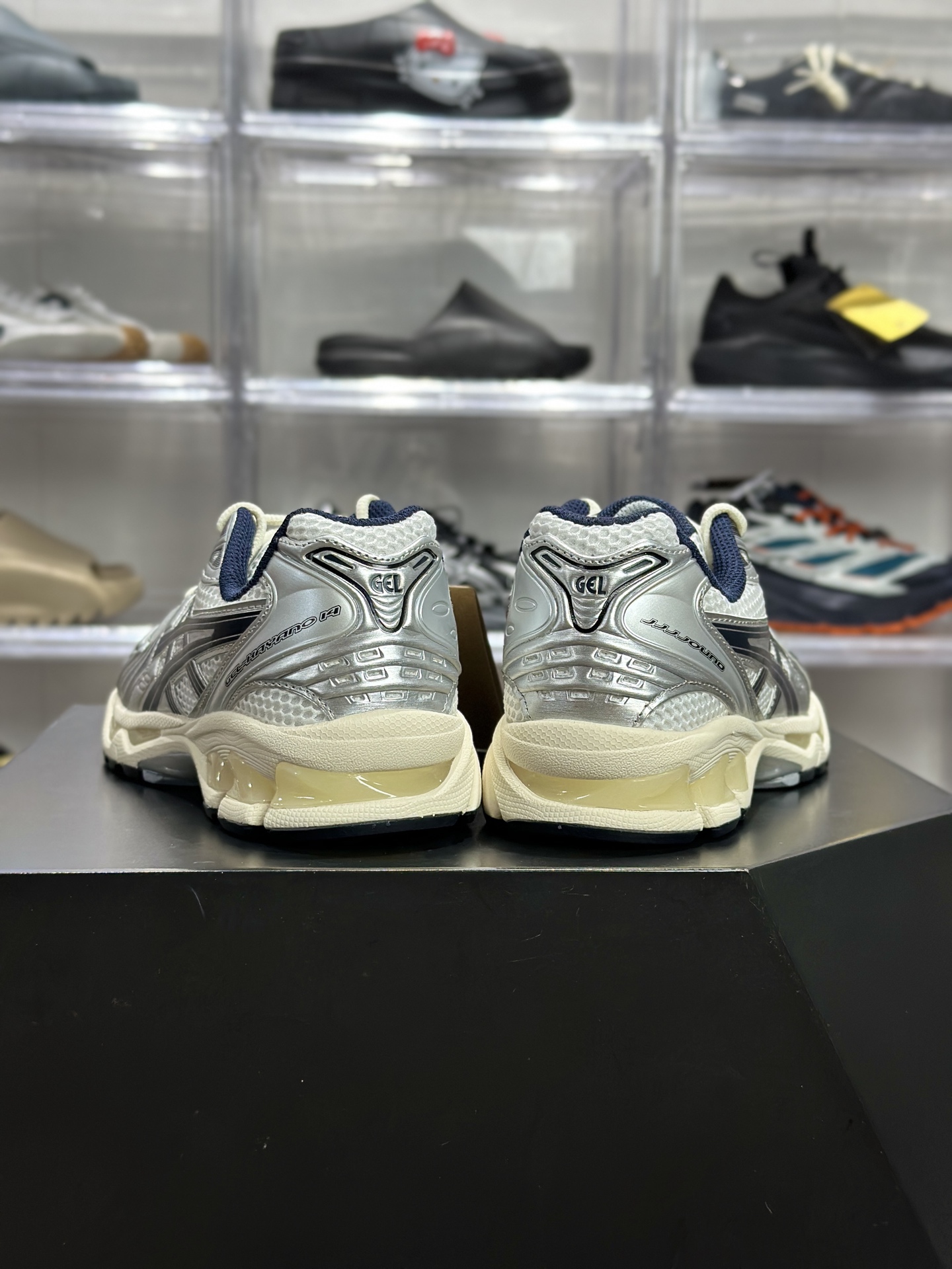 220 ASICS GEL-KAYANO 14「白银午夜蓝」 1203A961-100 俗称奶白藏蓝款