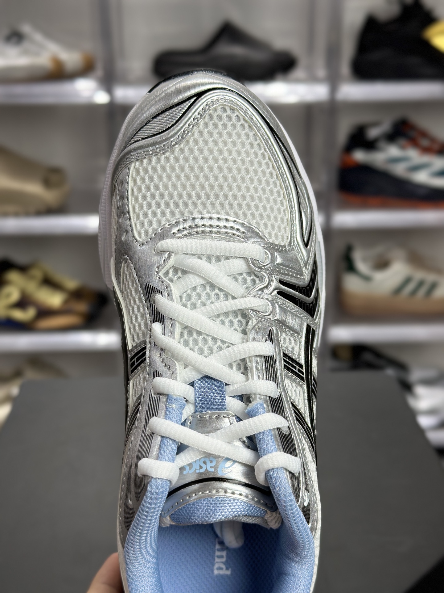 220 ASICS GEL-KAYANO 14「白银冰蓝」 1203A961-101 俗称冰蓝银款