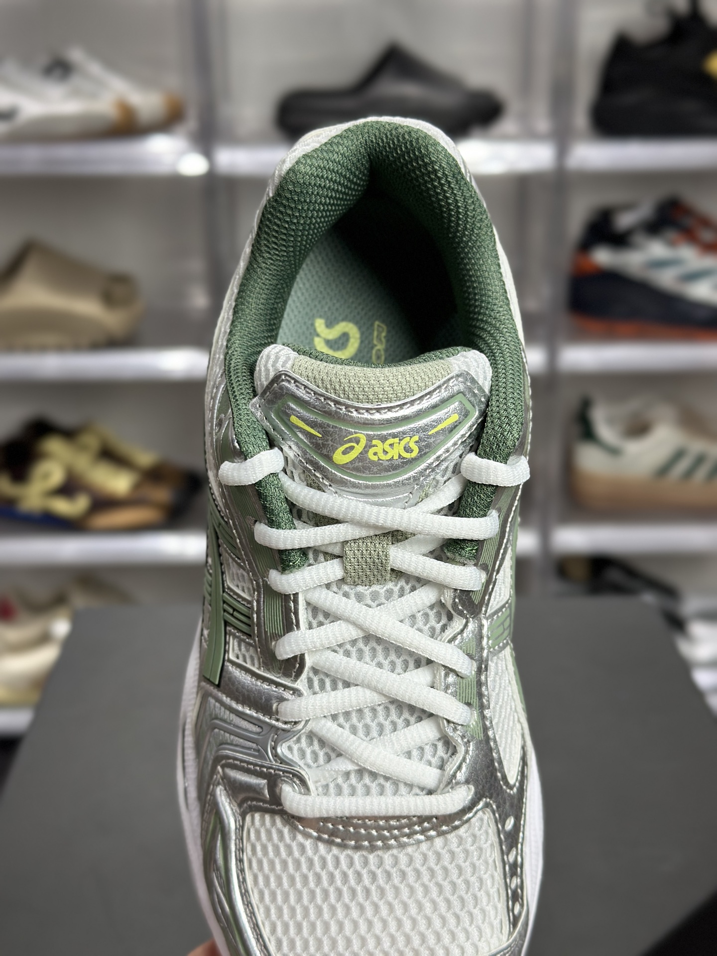 220 ASICS GEL-KAYANO 14「白绿石板灰」 1201A019-107 俗称白绿银 / 抹茶银