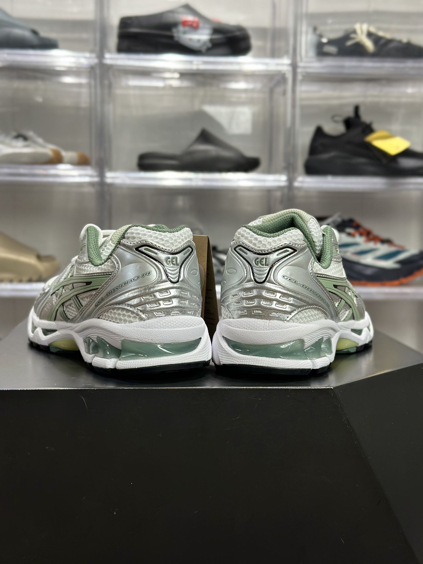 220 ASICS GEL-KAYANO 14「白绿石板灰」 1201A019-107 俗称白绿银 / 抹茶银
