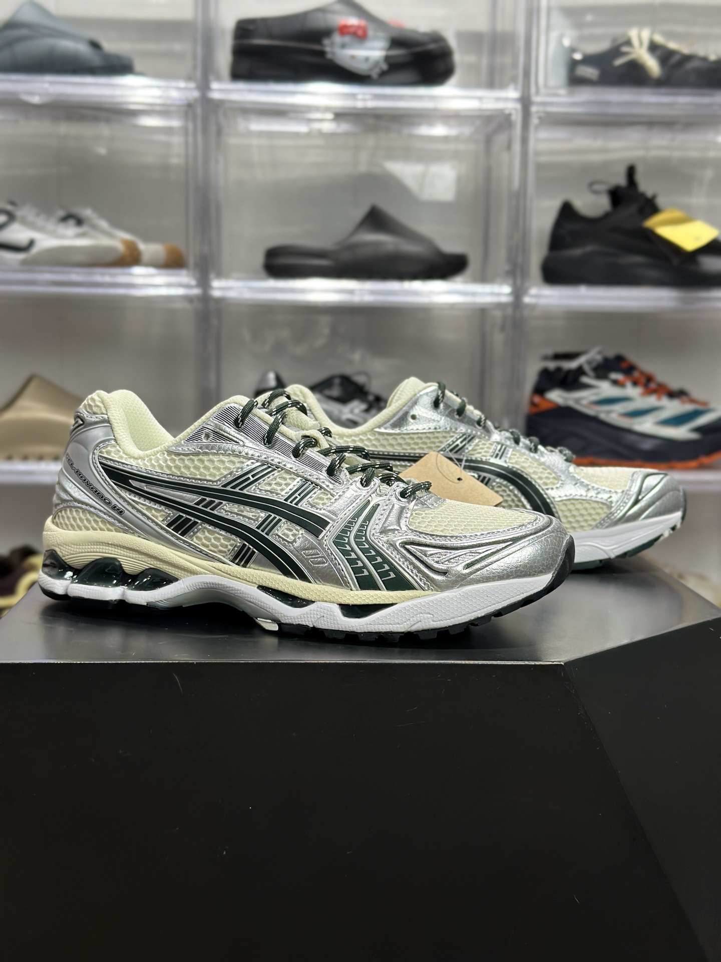 220 ASICS GEL-KAYANO 14「奶油银绿」 1203A566-100 俗称抹茶银款-Chinese UA Cheap High Quatity Brand Clothes Bags handbags Sneakers wholesale wholesaler seller from China Factory suppliers Fashion Clothing Shoes best Quality Beautiful Price 220 ASICS GEL-KAYANO 14「奶油银绿」 1203A566-100 俗称抹茶银款