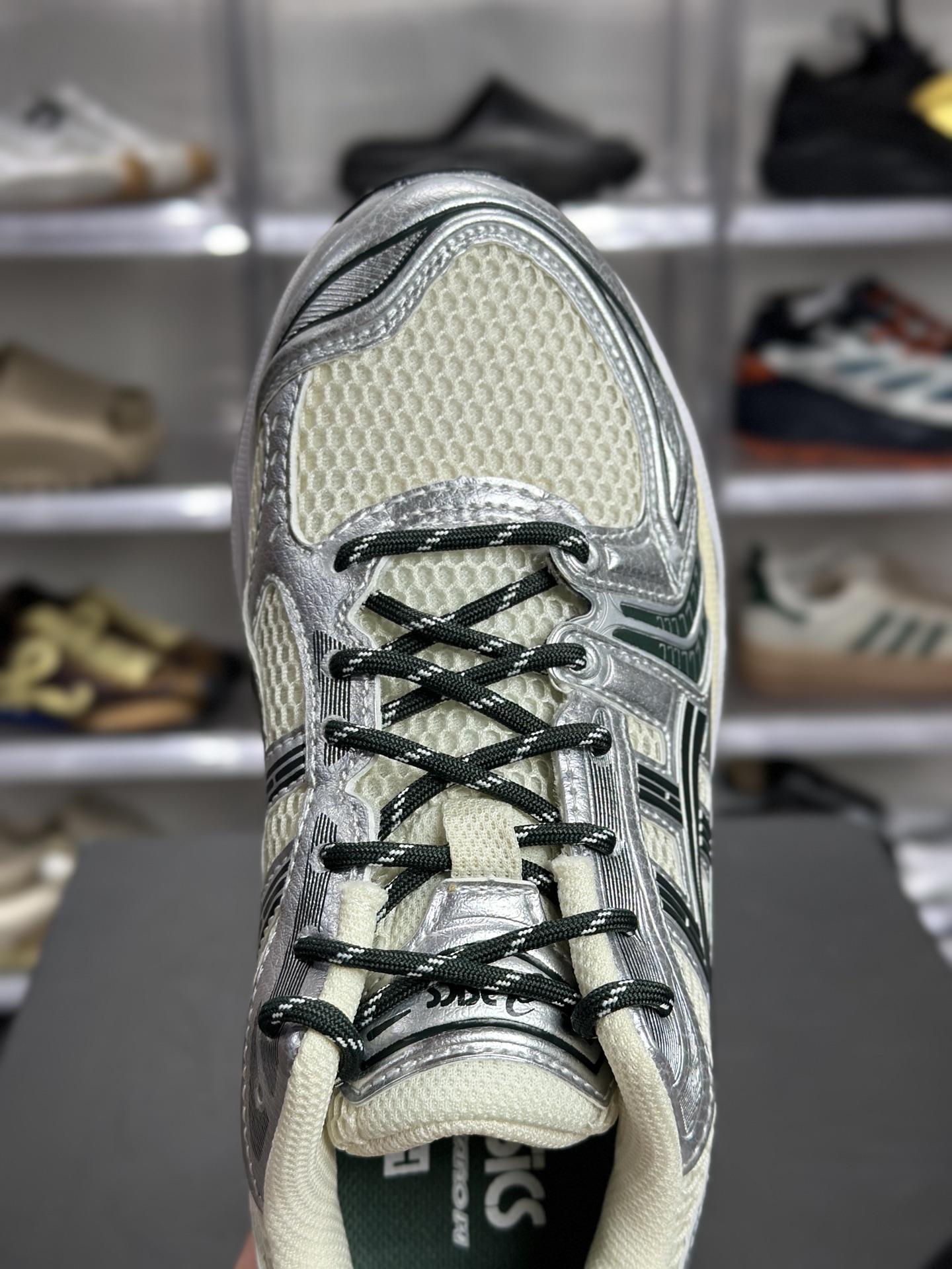 220 ASICS GEL-KAYANO 14「奶油银绿」 1203A566-100 俗称抹茶银款-Chinese UA Cheap High Quatity Brand Clothes Bags handbags Sneakers wholesale wholesaler seller from China Factory suppliers Fashion Clothing Shoes best Quality Beautiful Price 220 ASICS GEL-KAYANO 14「奶油银绿」 1203A566-100 俗称抹茶银款