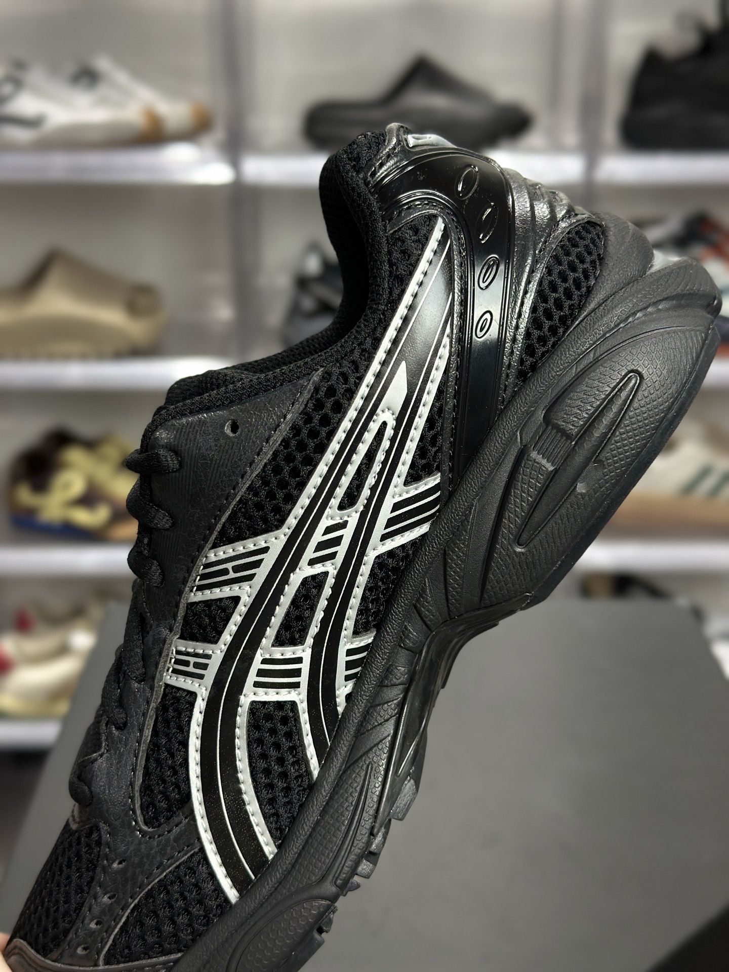 220 ASICS GEL-KAYANO 14「暗夜黑武士银」 1201A019-006 俗称暗黑银款-Chinese UA Cheap High Quatity Brand Clothes Bags handbags Sneakers wholesale wholesaler seller from China Factory suppliers Fashion Clothing Shoes best Quality Beautiful Price 220 ASICS GEL-KAYANO 14「暗夜黑武士银」 1201A019-006 俗称暗黑银款
