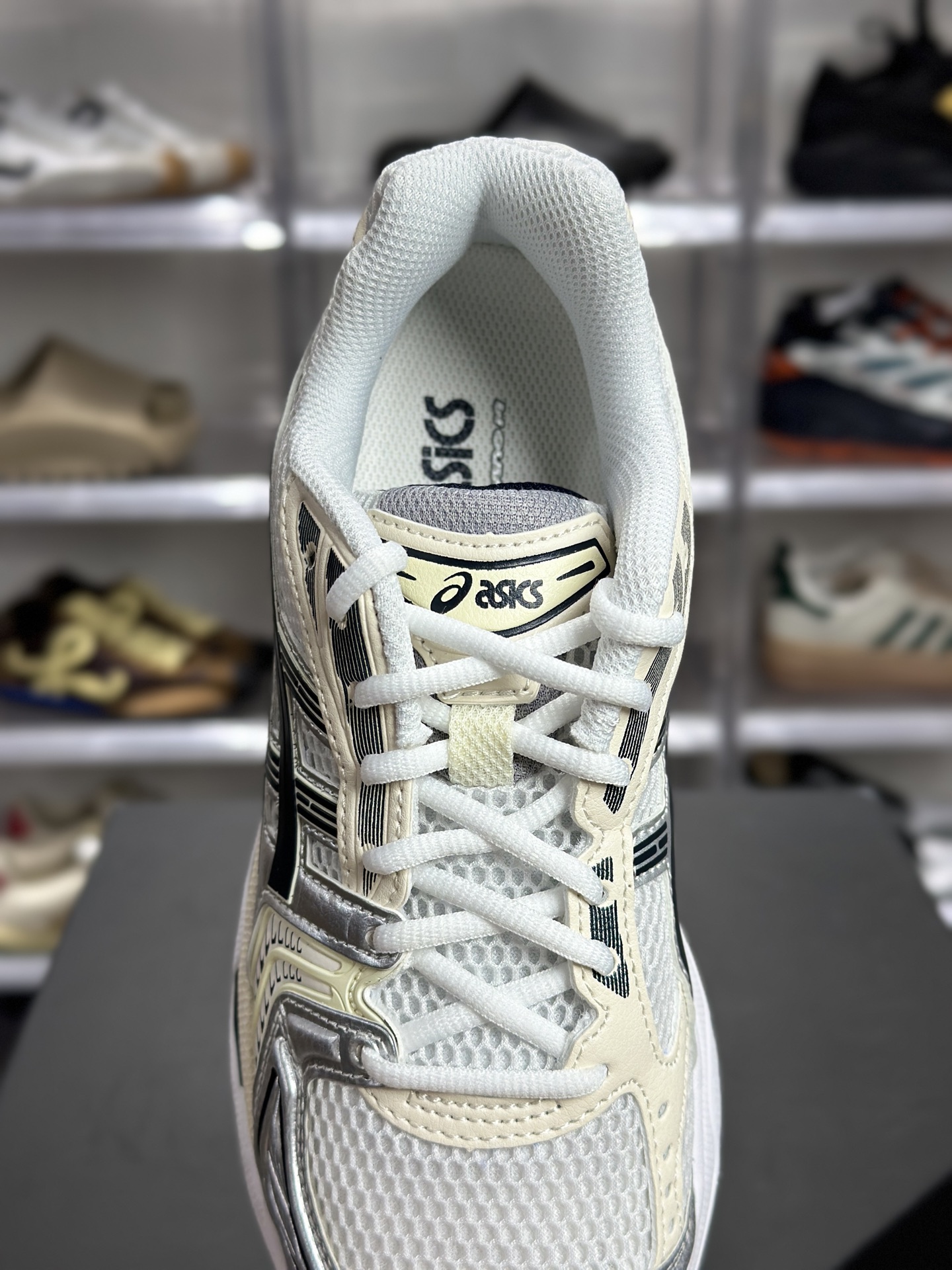 220 ASICS GEL-KAYANO 14「白银午夜蓝」 1202A056-109 俗称学院风白蓝款