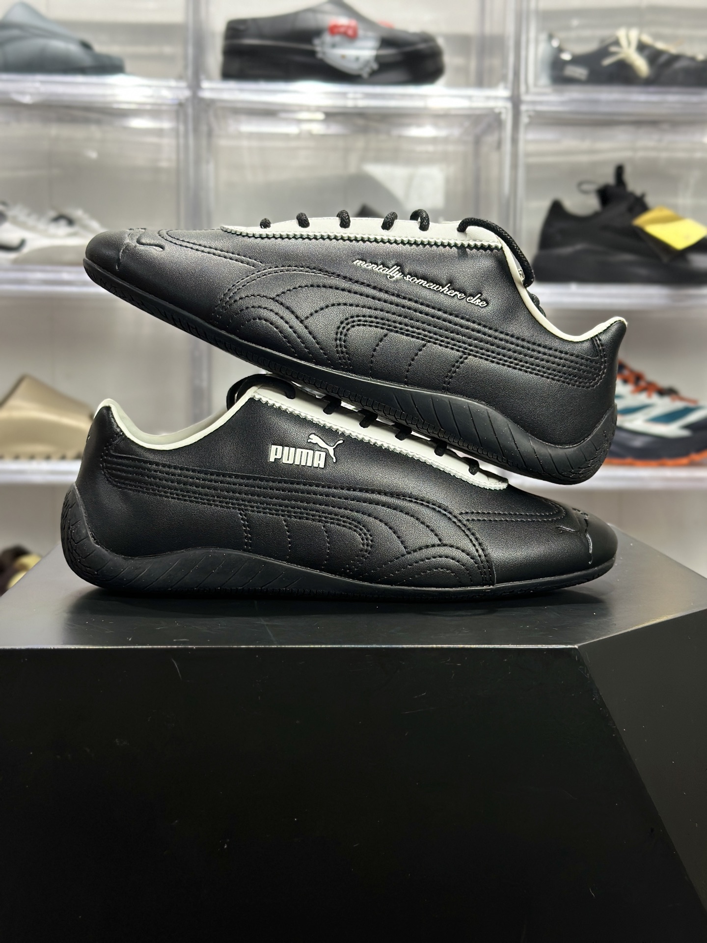 220 PUMA Speedcat x NOAFTERNO 联名款(简称 “黑白天猫”) 404267-02 黑 + 白极简配色-Chinese UA Cheap High Quatity Brand Clothes Bags handbags Sneakers wholesale wholesaler seller from China Factory suppliers Fashion Clothing Shoes best Quality Beautiful Price 220 PUMA Speedcat x NOAFTERNO 联名款(简称 “黑白天猫”) 404267-02 黑 + 白极简配色