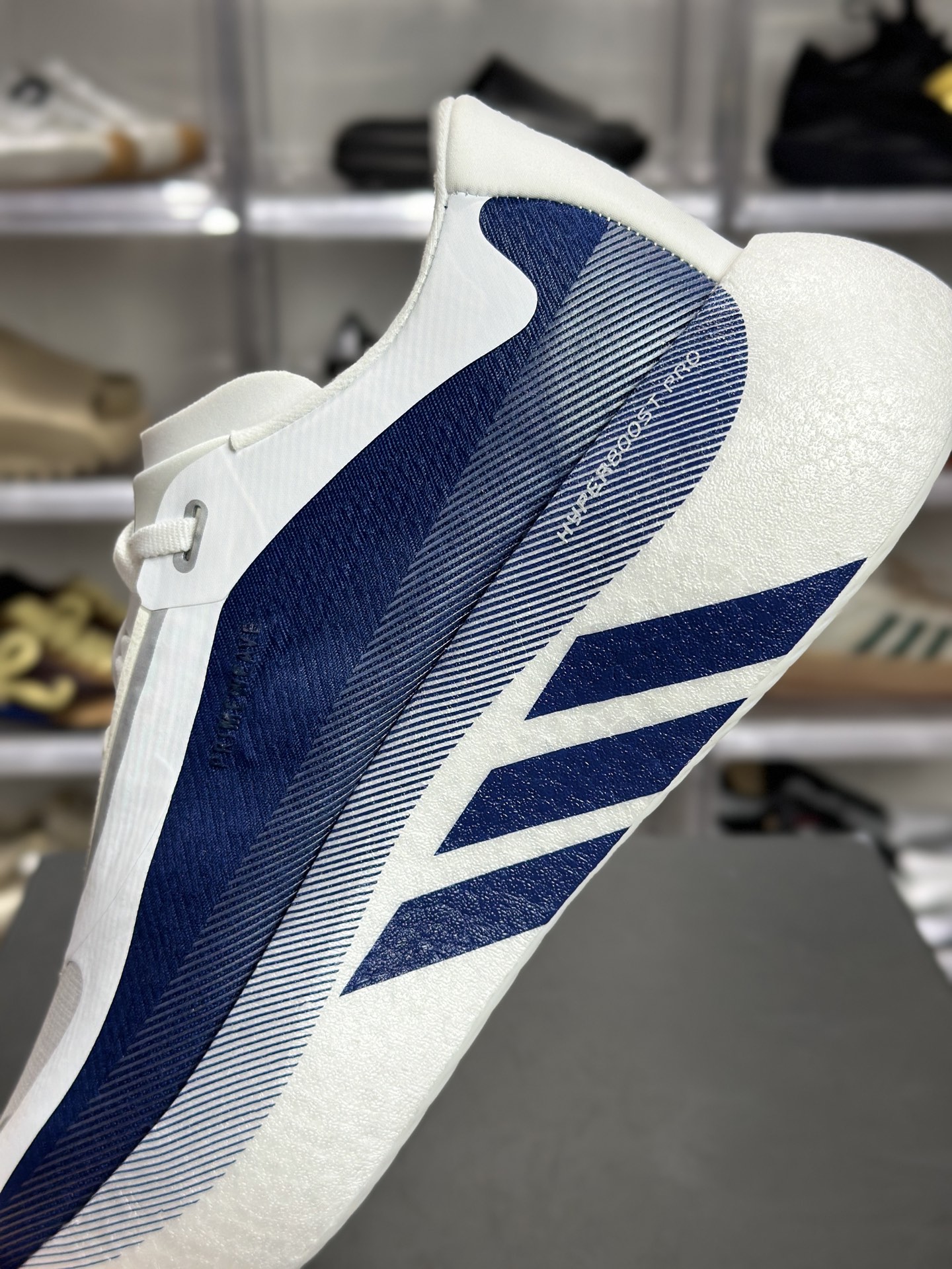 220 adidas Hyperboost Edge M 藏青白专业跑鞋 HQ1911