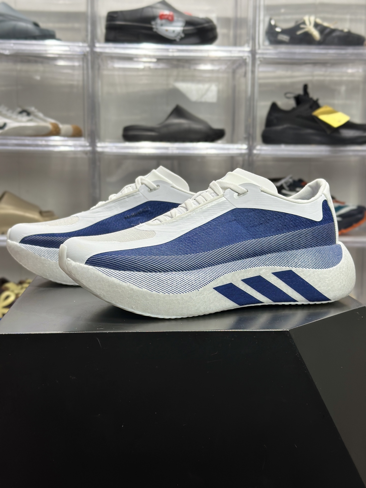 220 adidas Hyperboost Edge M 藏青白专业跑鞋 HQ1911