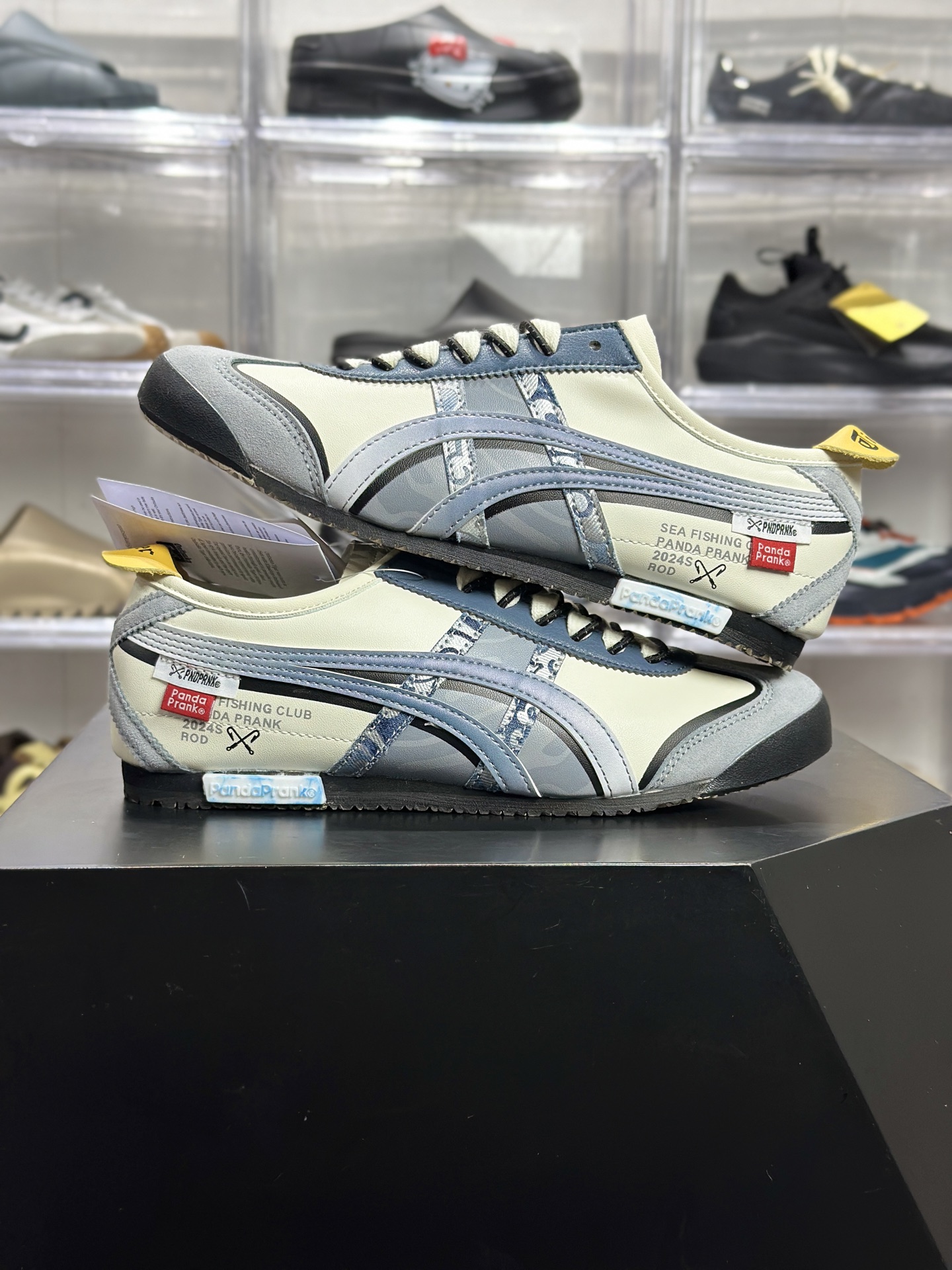 Onitsuka Tiger Mexico 66 Vin 蓝灰迷彩休闲鞋 DL408-1684-High Quatity Cheap Brand wholesale wholesaler seller Clothes Bags handbags Sneakers Top Fashion Clothing Shoes from China Factory Chinese suppliers best Quality Beautiful Price Onitsuka Tiger Mexico 66 Vin 蓝灰迷彩休闲鞋 DL408-1684