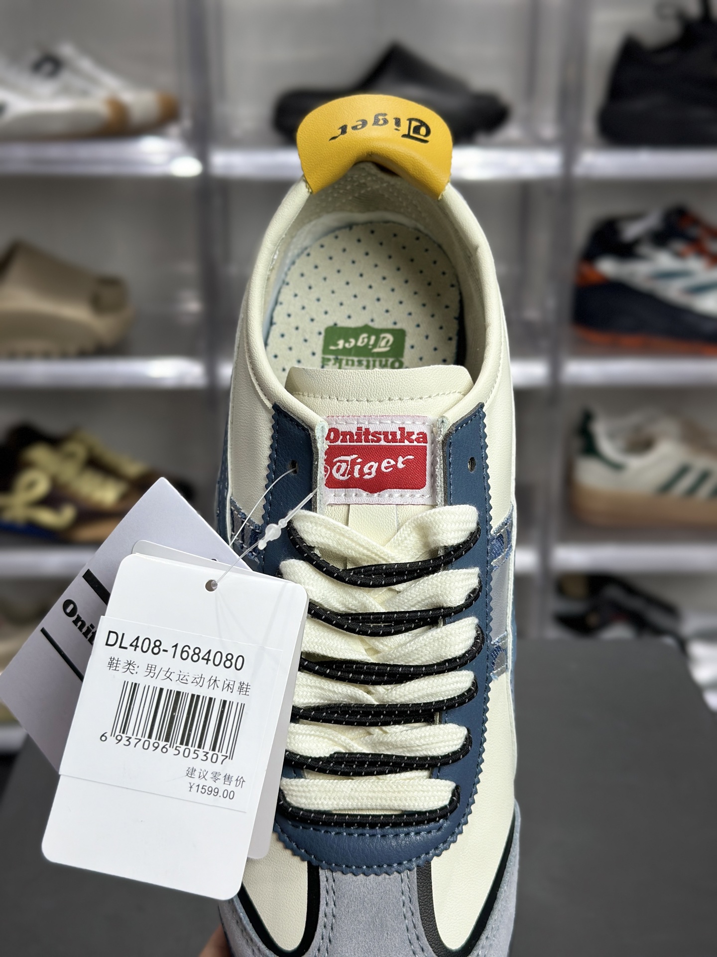 Onitsuka Tiger Mexico 66 Vin 蓝灰迷彩休闲鞋 DL408-1684-High Quatity Cheap Brand wholesale wholesaler seller Clothes Bags handbags Sneakers Top Fashion Clothing Shoes from China Factory Chinese suppliers best Quality Beautiful Price Onitsuka Tiger Mexico 66 Vin 蓝灰迷彩休闲鞋 DL408-1684