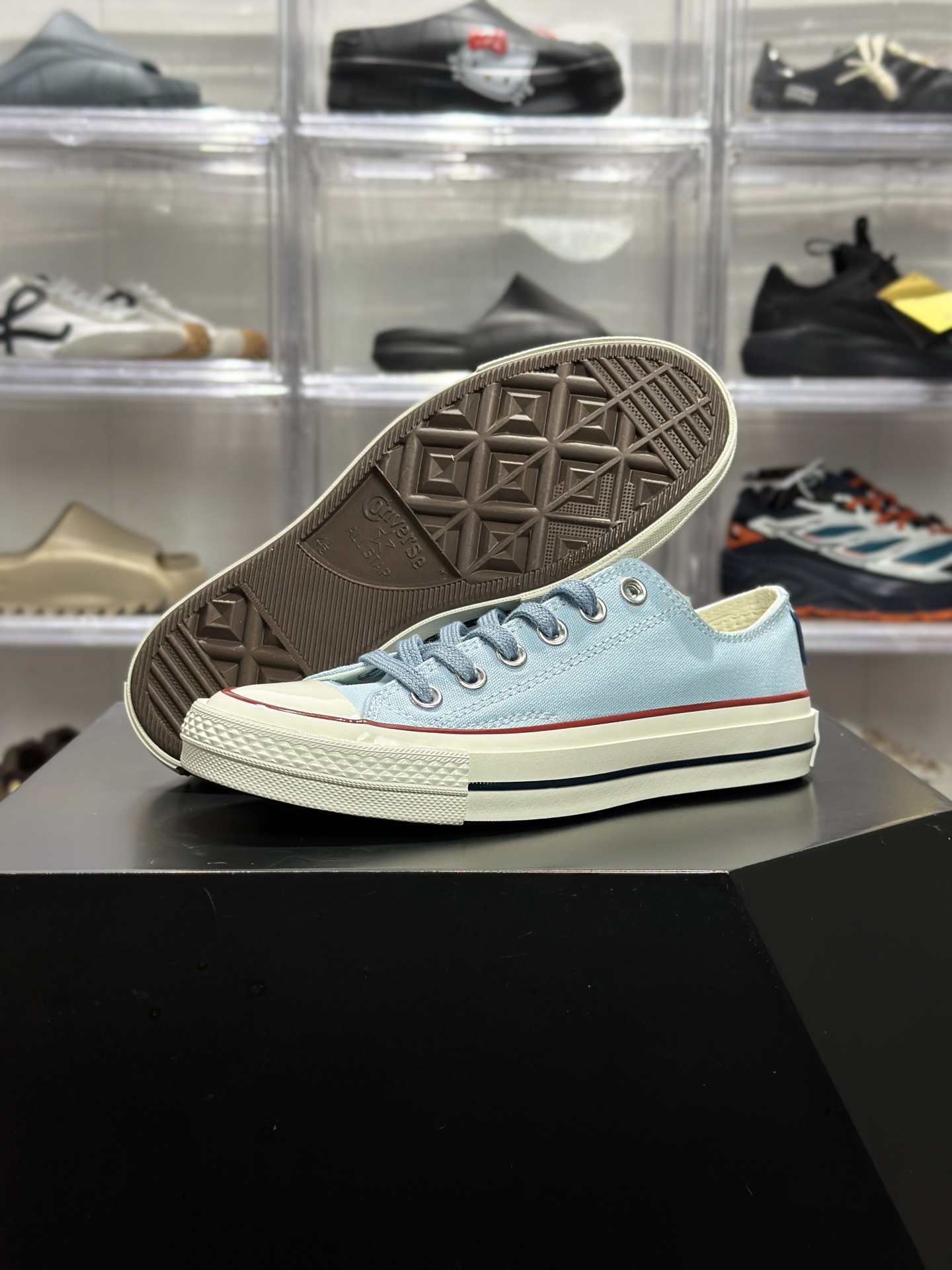 Converse Chuck 70 浅蓝帆布复古帆布鞋 A1B856C-High Quatity Cheap Brand wholesale wholesaler seller Clothes Bags handbags Sneakers Top Fashion Clothing Shoes from China Factory Chinese suppliers best Quality Beautiful Price Converse Chuck 70 浅蓝帆布复古帆布鞋 A1B856C