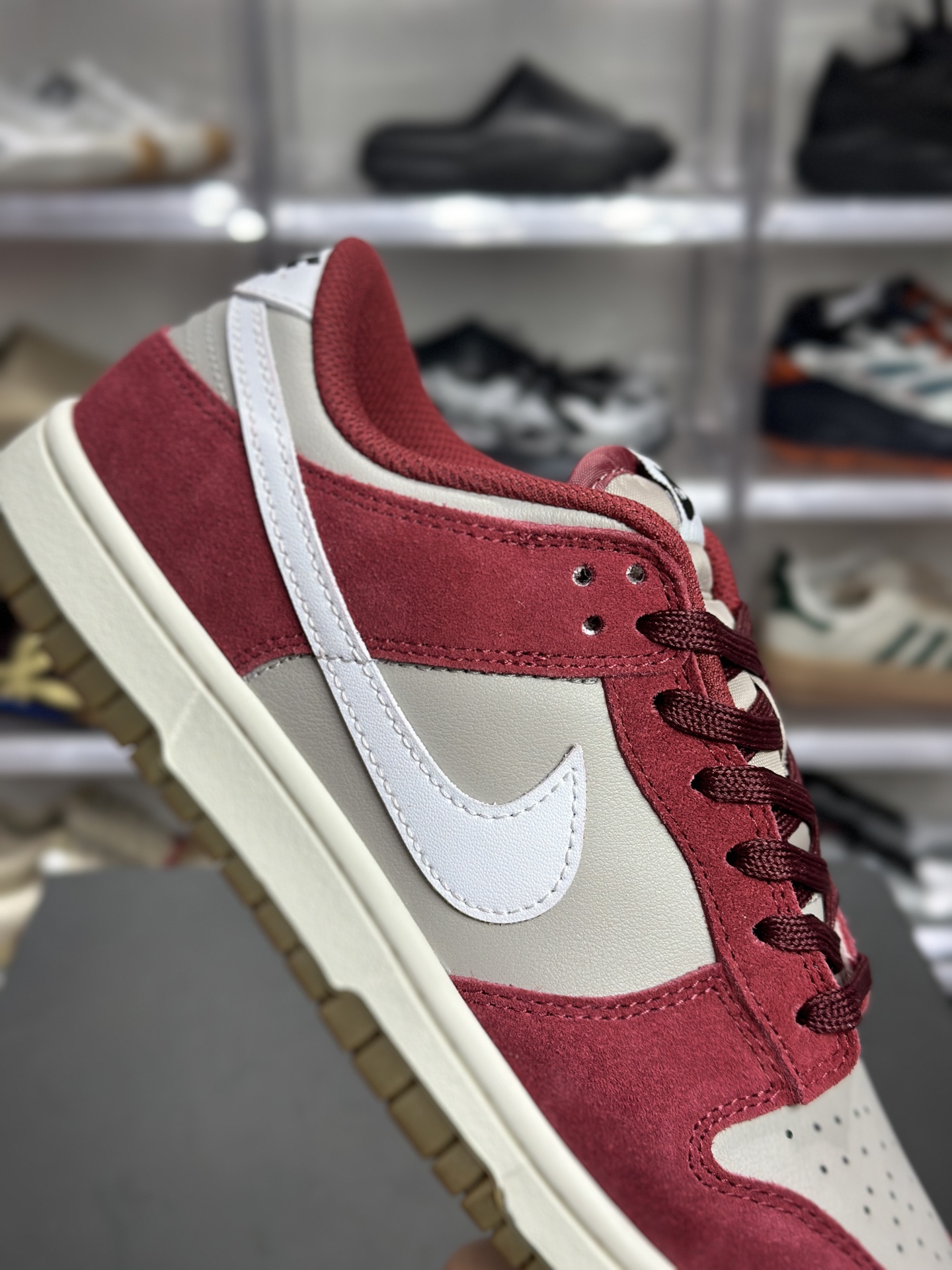 200 Nike Dunk Low Retro SE 酒红灰复古板鞋 IB5399-004
