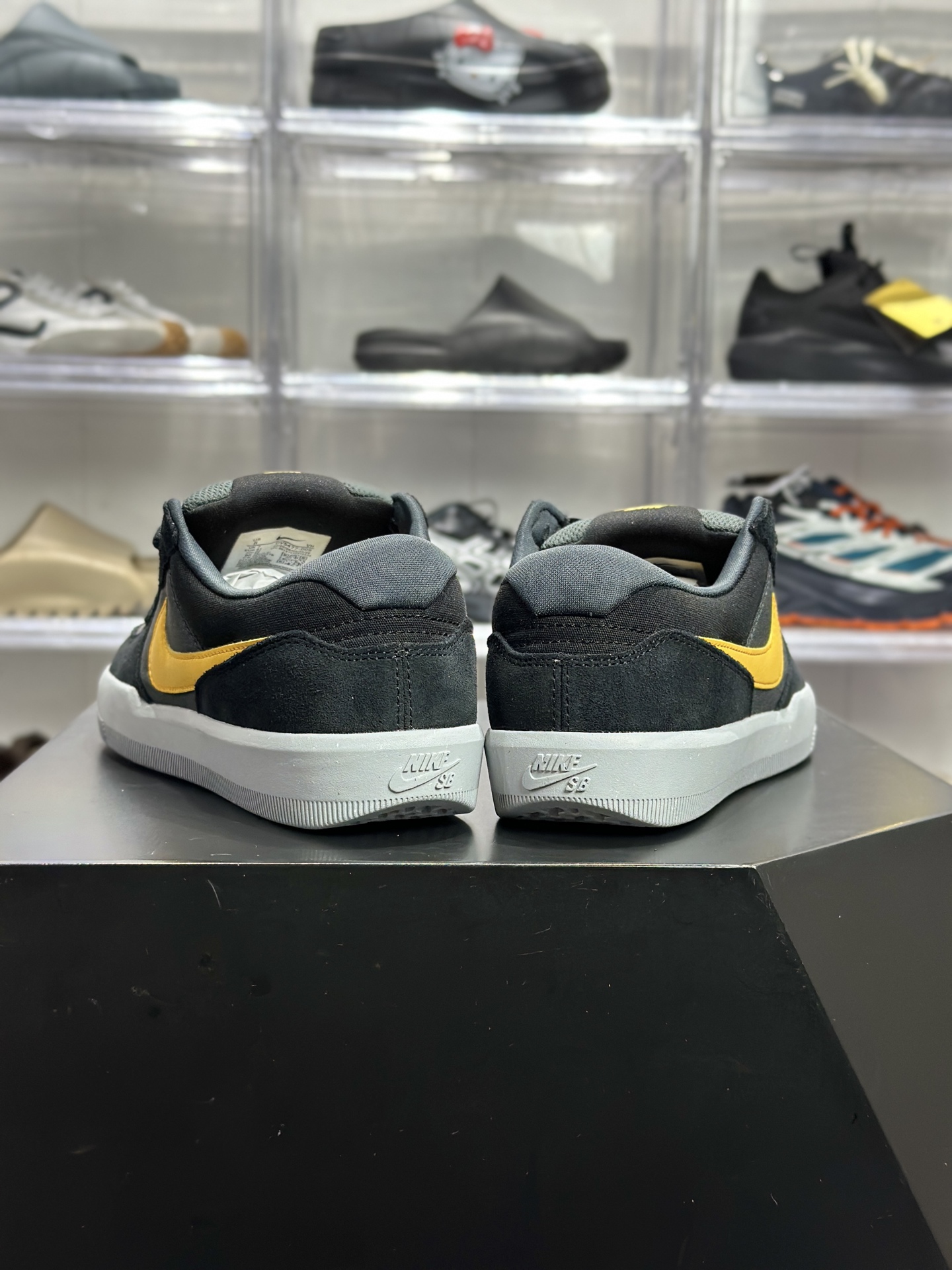 Nike SB Force 58 黑黄撞色滑板鞋 DV5477-009