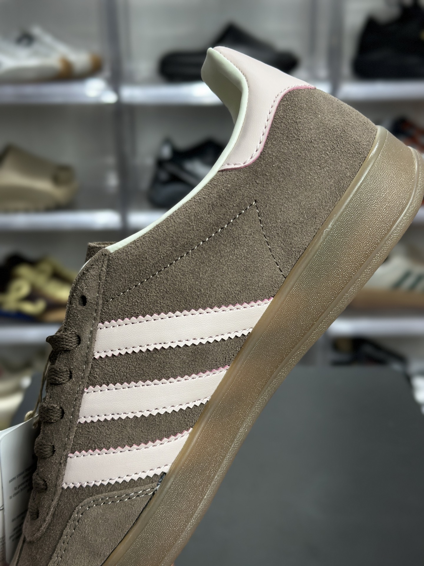 190 adidas Gazelle Indoor W 阿迪德训 灰粉柔雾休闲板鞋 JR2431
