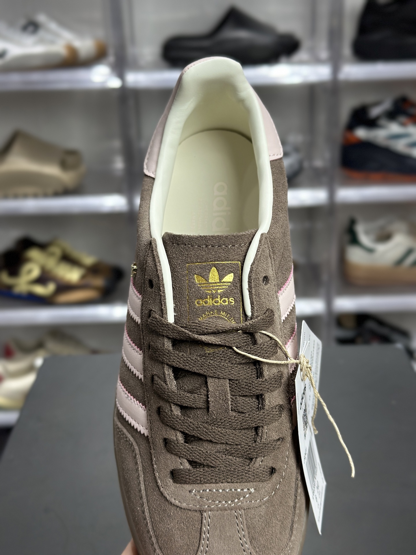 190 adidas Gazelle Indoor W 阿迪德训 灰粉柔雾休闲板鞋 JR2431