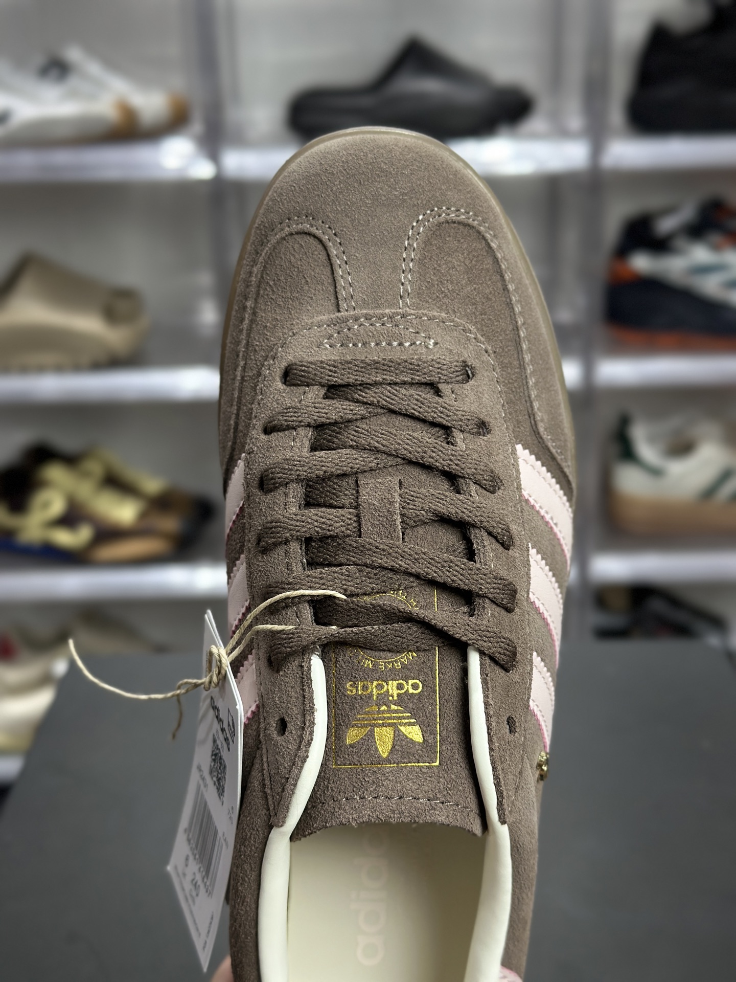 190 adidas Gazelle Indoor W 阿迪德训 灰粉柔雾休闲板鞋 JR2431