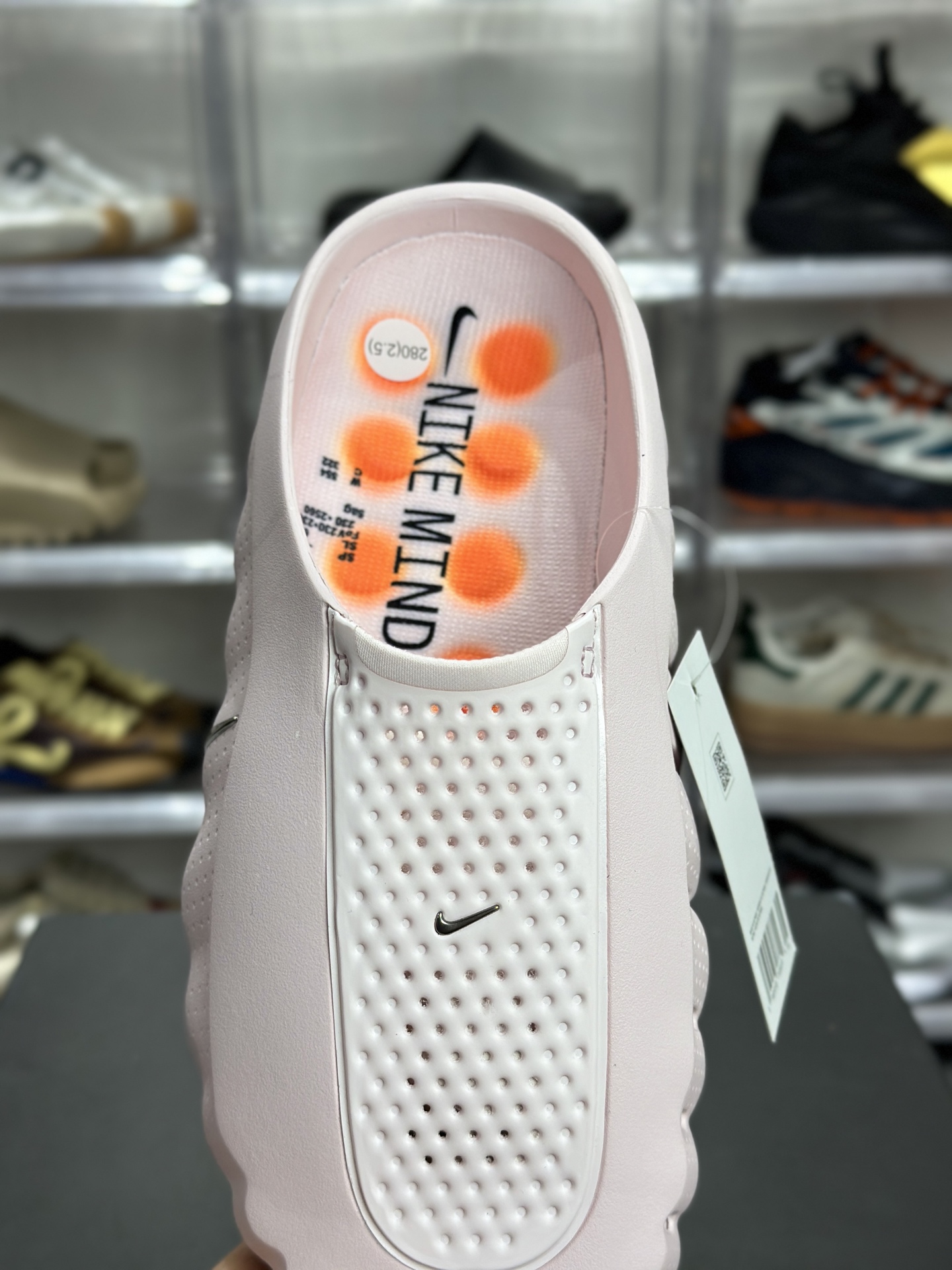 220 Nike Mind 001 粉雾休闲拖 按摩拖 HQ4690-610