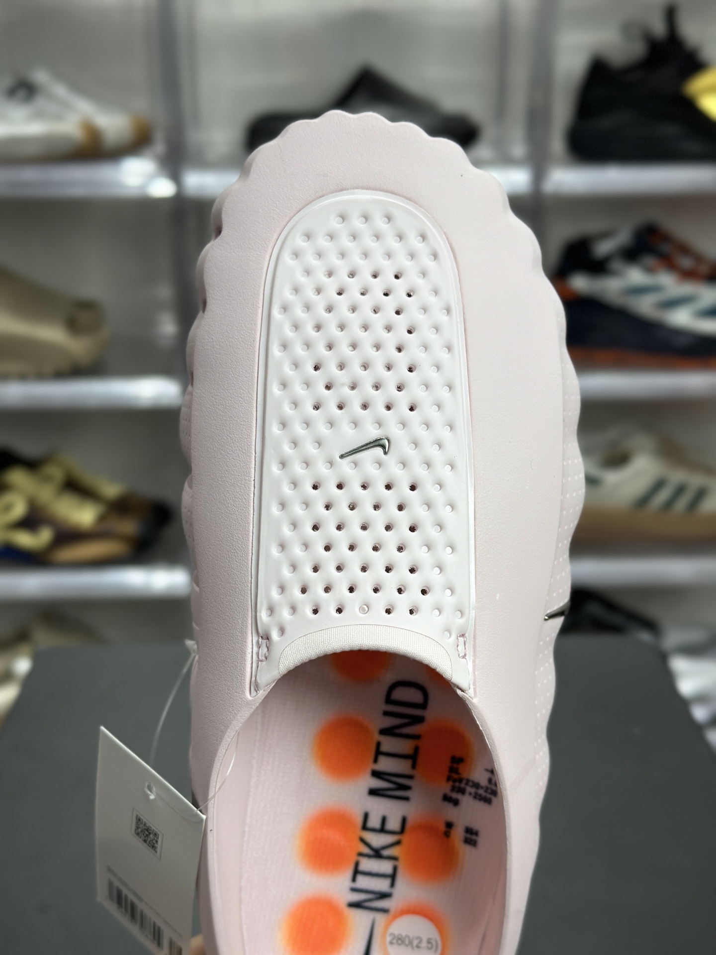220 Nike Mind 001 粉雾休闲拖 按摩拖 HQ4690-610