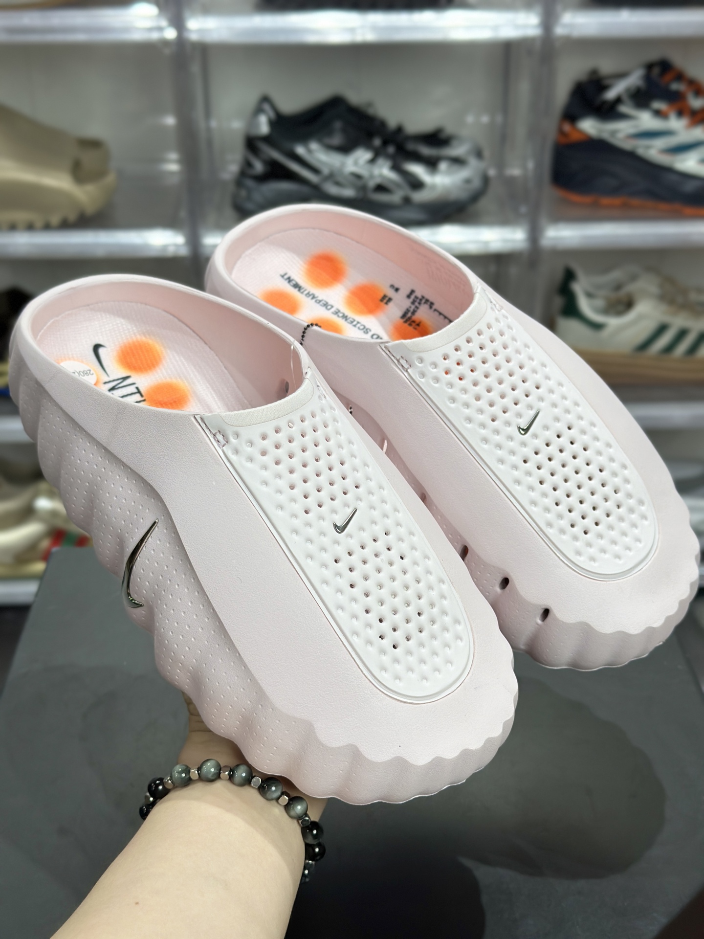 220 Nike Mind 001 粉雾休闲拖 按摩拖 HQ4690-610