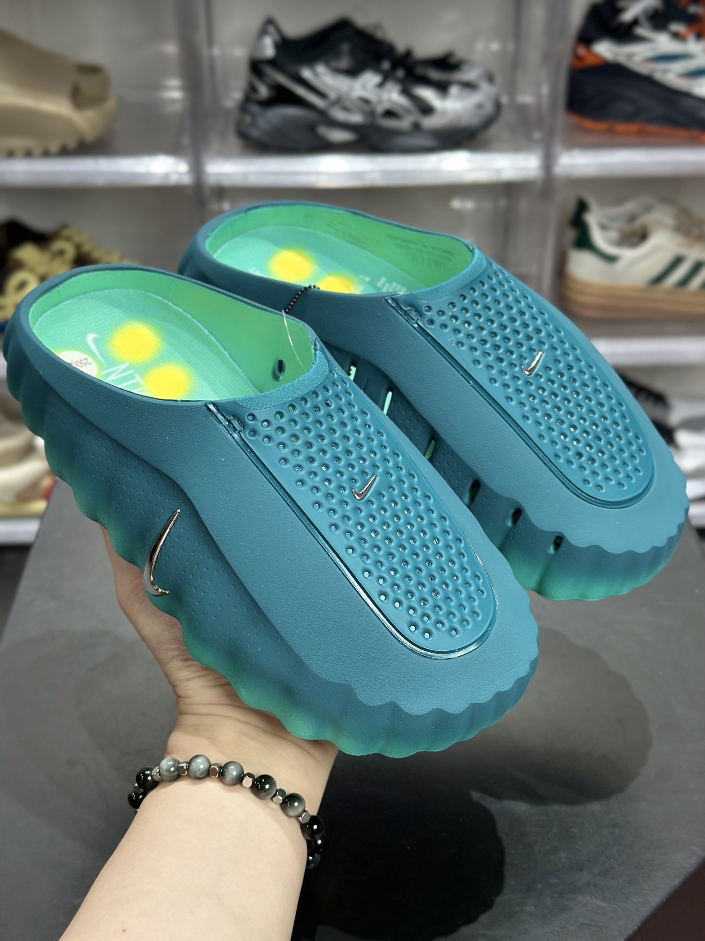 220 Nike Mind 001 青雾渐变休闲拖 按摩托 HQ5097-301