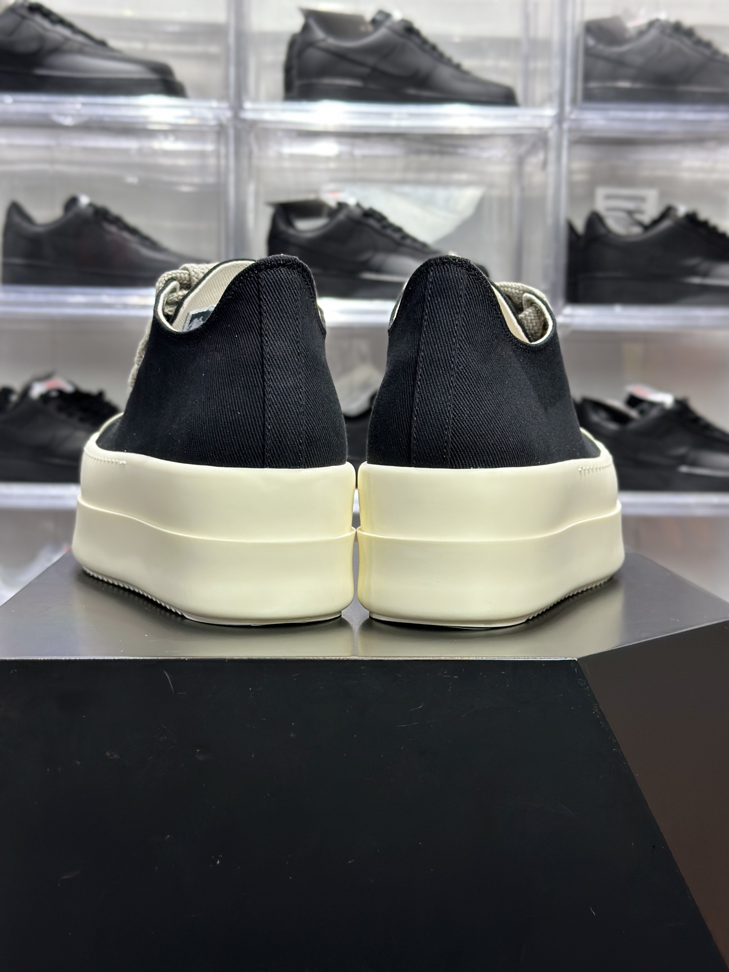440 Rickowens 瑞克 欧文斯 粗鞋带 厚底高街休闲板鞋