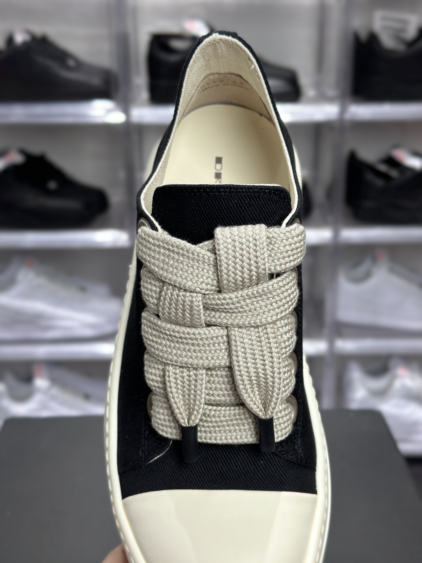440 Rickowens 瑞克 欧文斯 粗鞋带 厚底高街休闲板鞋