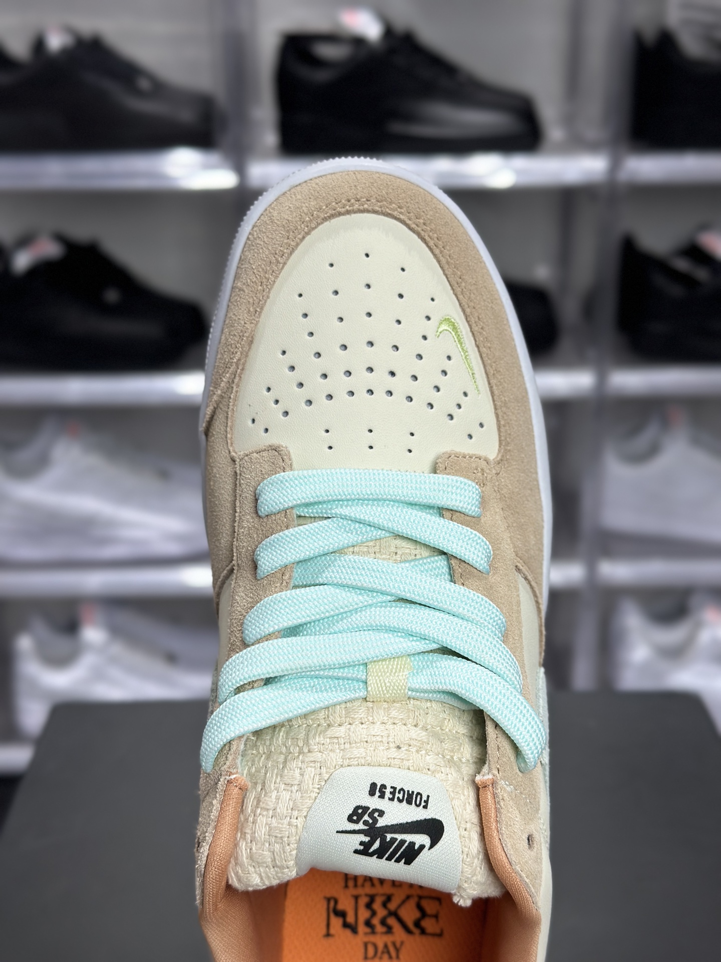 Nike SB Force 58 奶茶马卡龙撞色滑板鞋 FNB888-131-莆田鞋,莆田鞋货源,高仿鞋,高仿鞋货源,安福档口,莆田高仿鞋,莆田鞋批发,高仿鞋批发,莆田高仿运动鞋,高仿运动鞋,莆田运动鞋 Nike SB Force 58 奶茶马卡龙撞色滑板鞋 FNB888-131