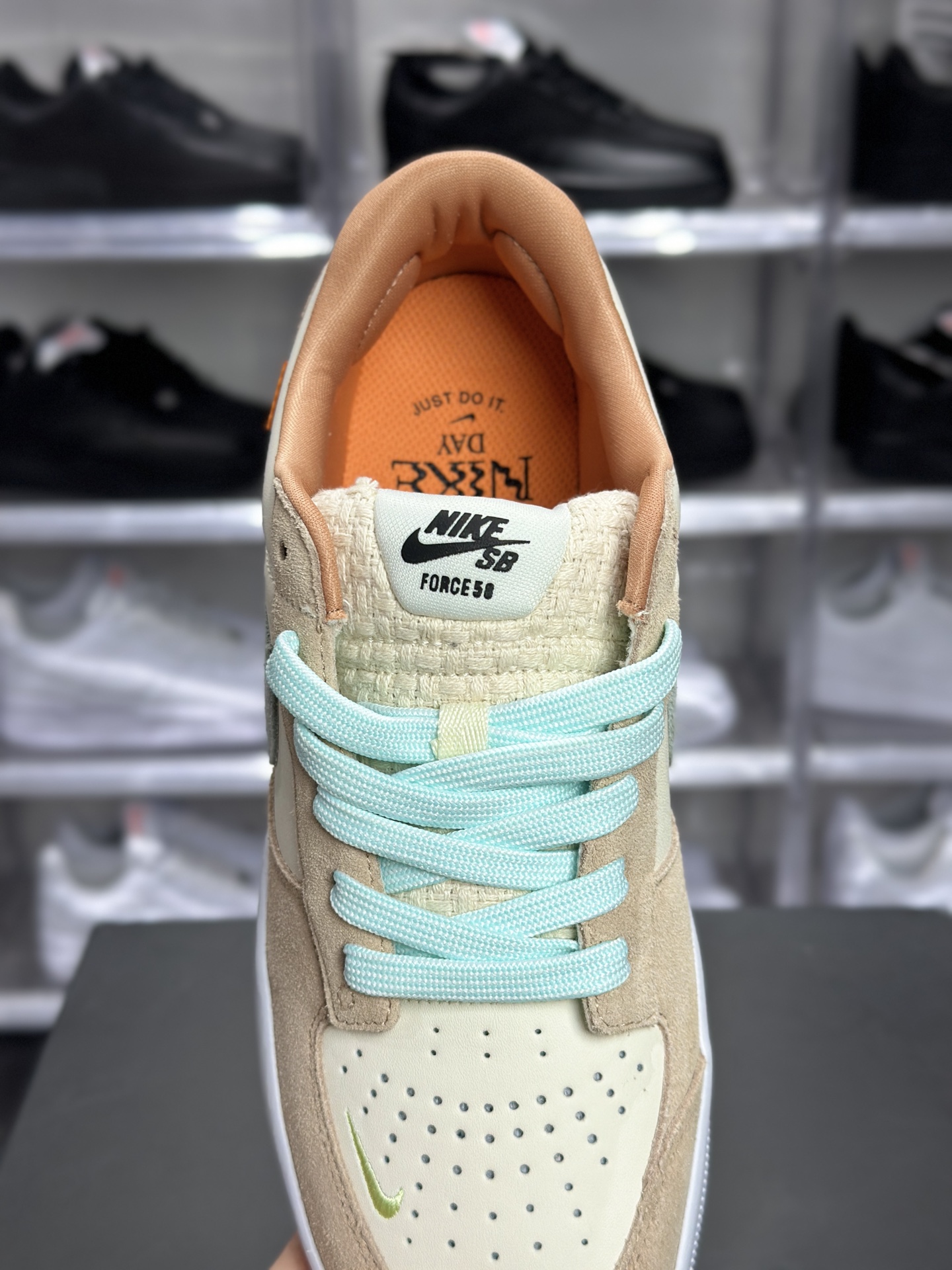 Nike SB Force 58 奶茶马卡龙撞色滑板鞋 FNB888-131-莆田鞋,莆田鞋货源,高仿鞋,高仿鞋货源,安福档口,莆田高仿鞋,莆田鞋批发,高仿鞋批发,莆田高仿运动鞋,高仿运动鞋,莆田运动鞋 Nike SB Force 58 奶茶马卡龙撞色滑板鞋 FNB888-131