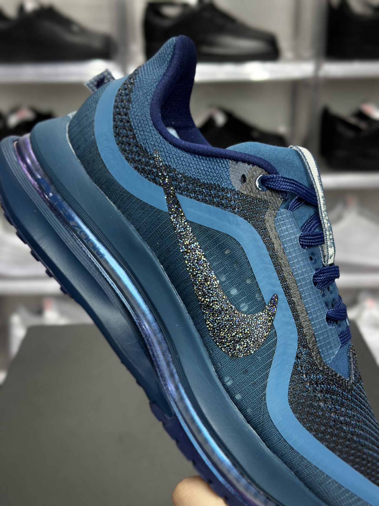 Nike Pegasus Premium SE 飞马 Premium SE 渐变蓝闪气垫跑鞋 IM7364-499