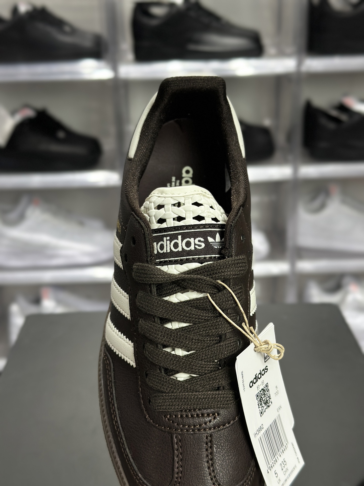 160 adidas Samba W 棕白复古板鞋 阿迪 桑巴鞋 IH3982-Chinese UA Cheap High Quatity Brand Clothes Bags handbags Sneakers wholesale wholesaler seller from China Factory suppliers Fashion Clothing Shoes best Quality Beautiful Price 160 adidas Samba W 棕白复古板鞋 阿迪 桑巴鞋 IH3982