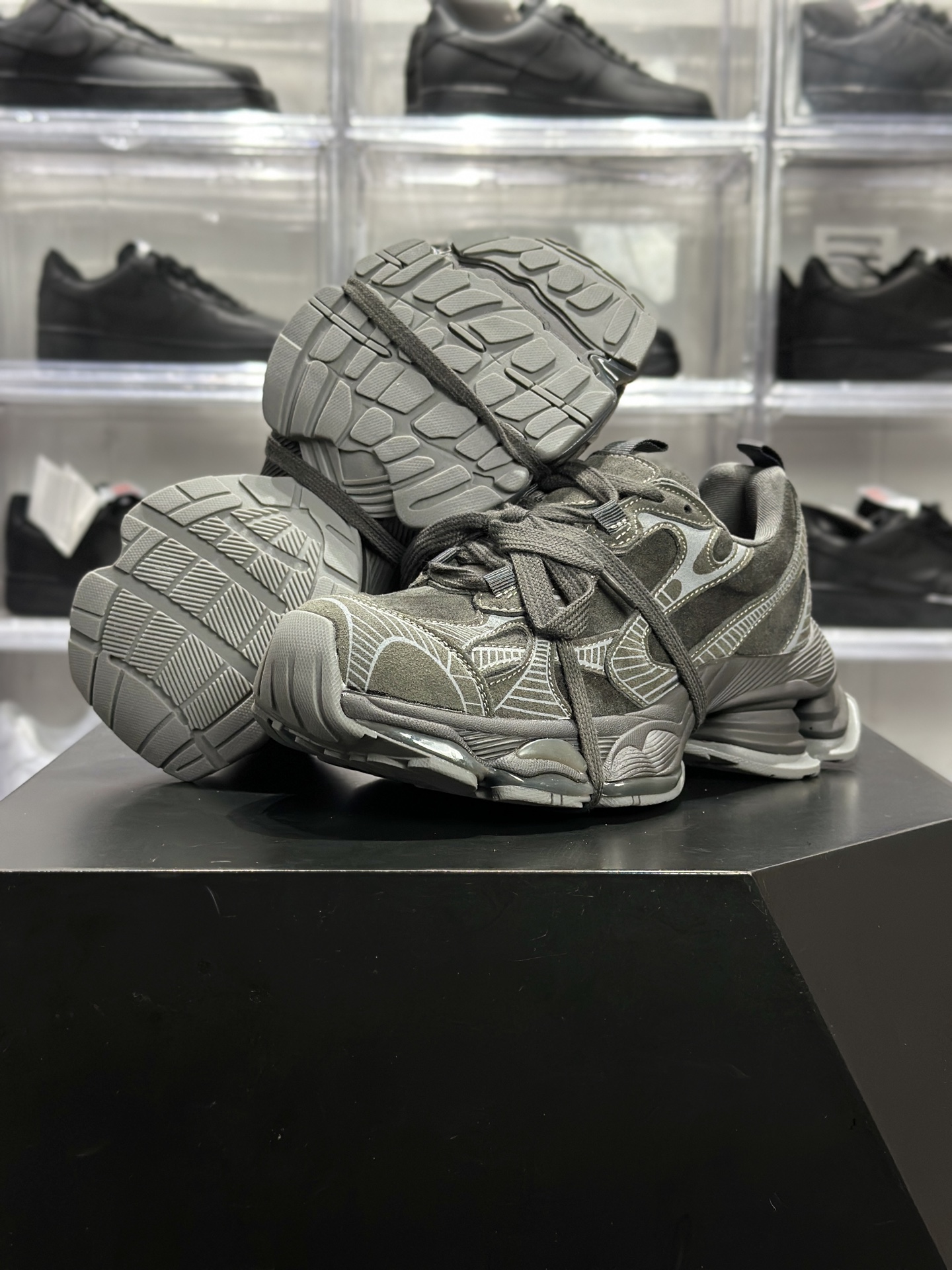 权威实拍 NP626813 新货GG-CC 深灰配色厚底复古老爹鞋 G25X8557B-Top High Quatity Cheap Sneakers Fashion Clothing Clothes Bags handbags Shoes of all Brand wholesale With The best Quality And Beautiful Price from China Factory Chinese suppliers wholesaler seller 权威实拍 NP626813 新货GG-CC 深灰配色厚底复古老爹鞋 G25X8557B